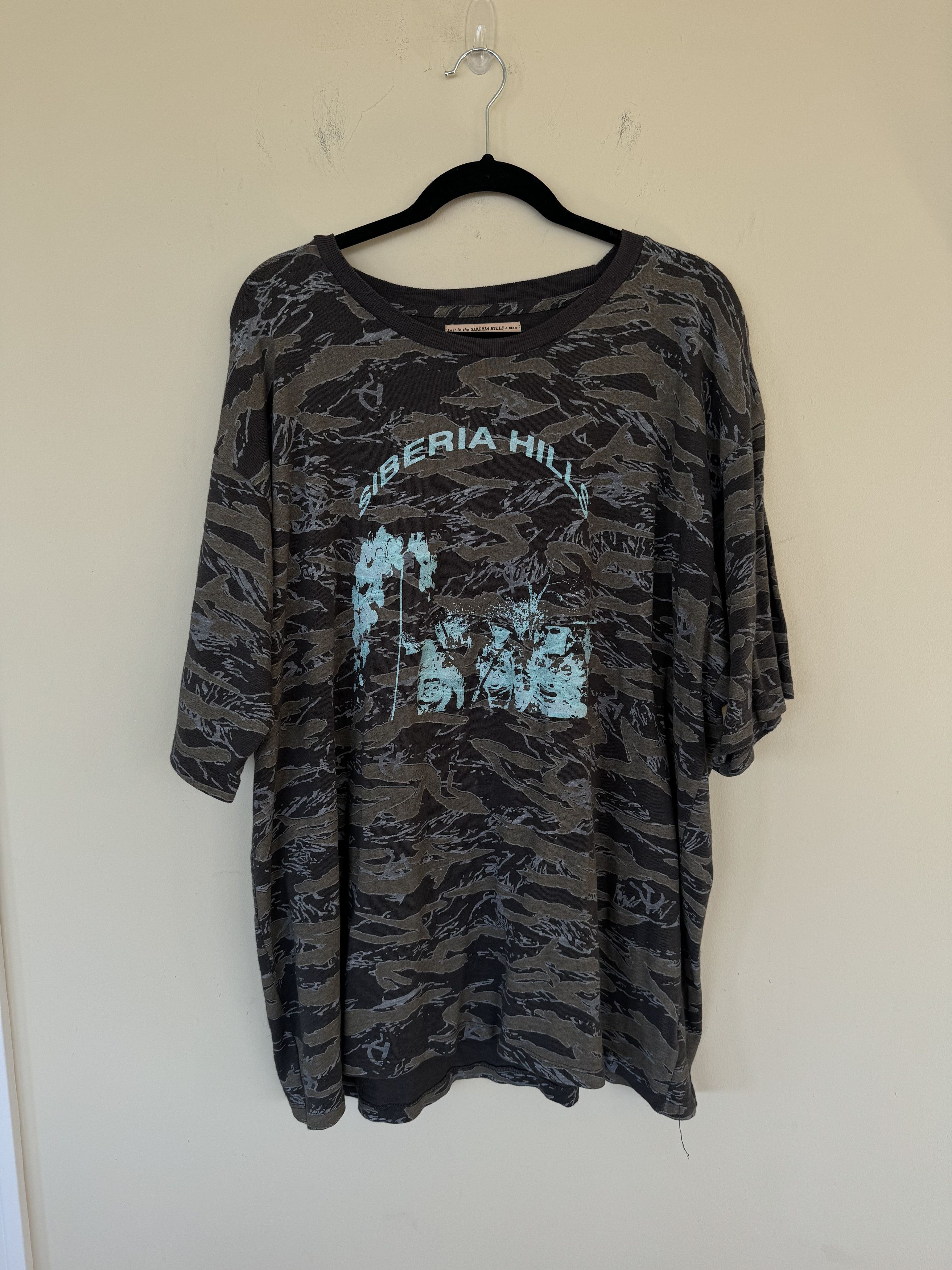 Siberia Hills Siberia Hills Camo Tee KEEP BACK 500 FEET Size US XXL / EU 58 / 5 - 1 Thumbnail