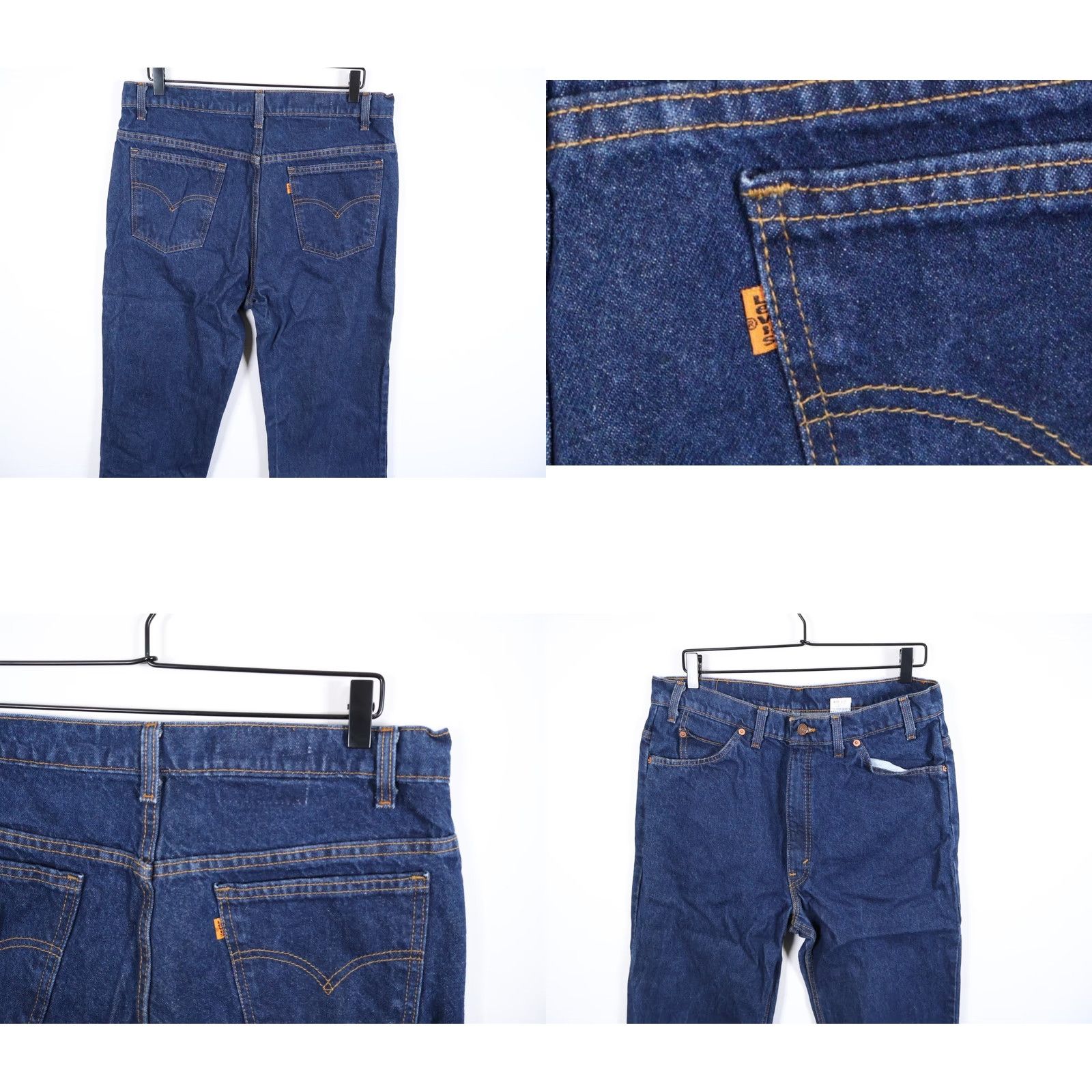 Levi's VINTAGE Levi's 517 Jeans Men's 34 x 30 Blue Denim Orange Tab 1996 VTG Slim Bootcut Regular 5-Pocket Mens Size US 34 / EU 50 - 9 Thumbnail