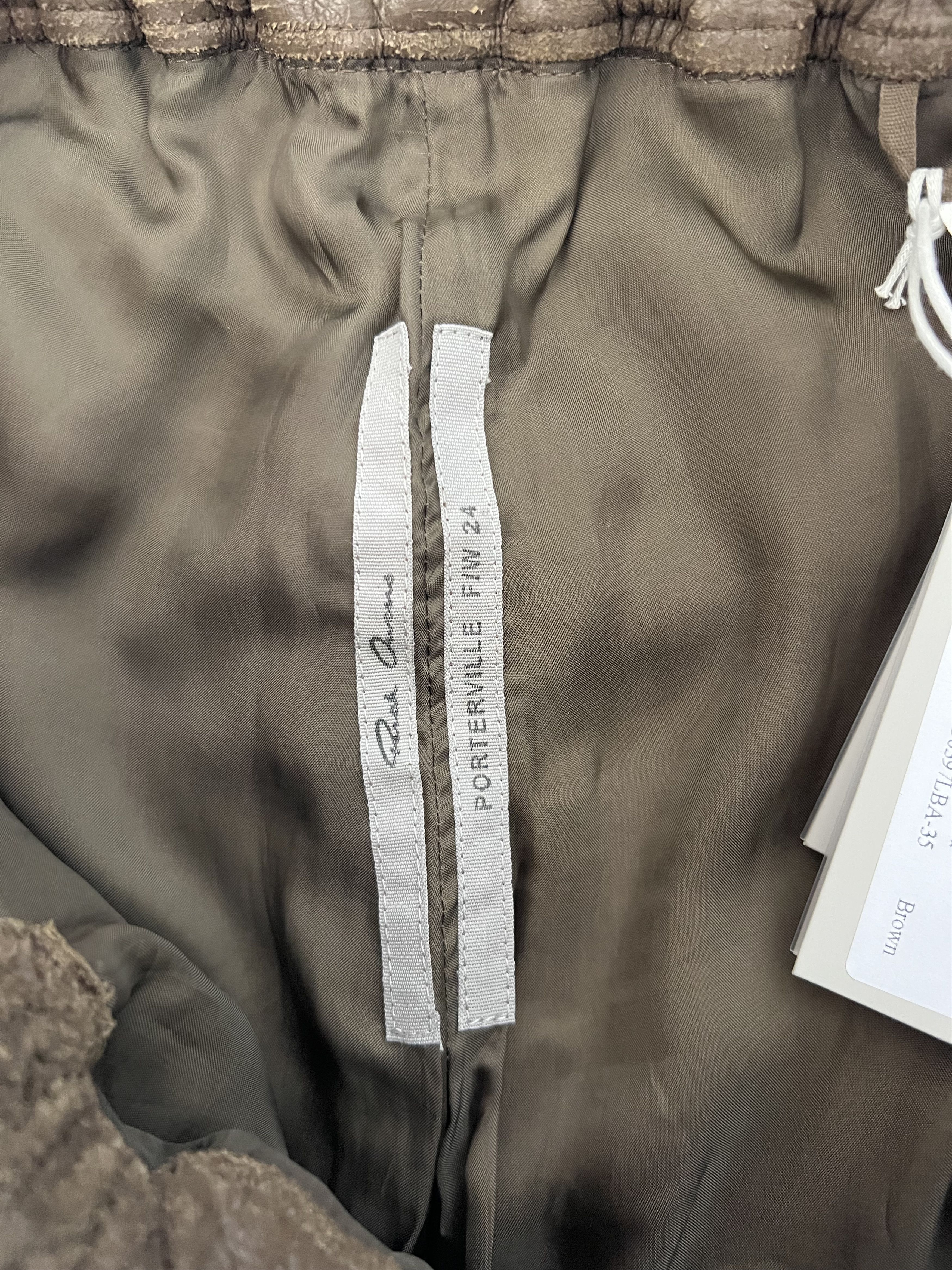Rick Owens Rick Owens Leather Boxer Shorts in Bean Brown Size US 34 / EU 50 - 9 Thumbnail