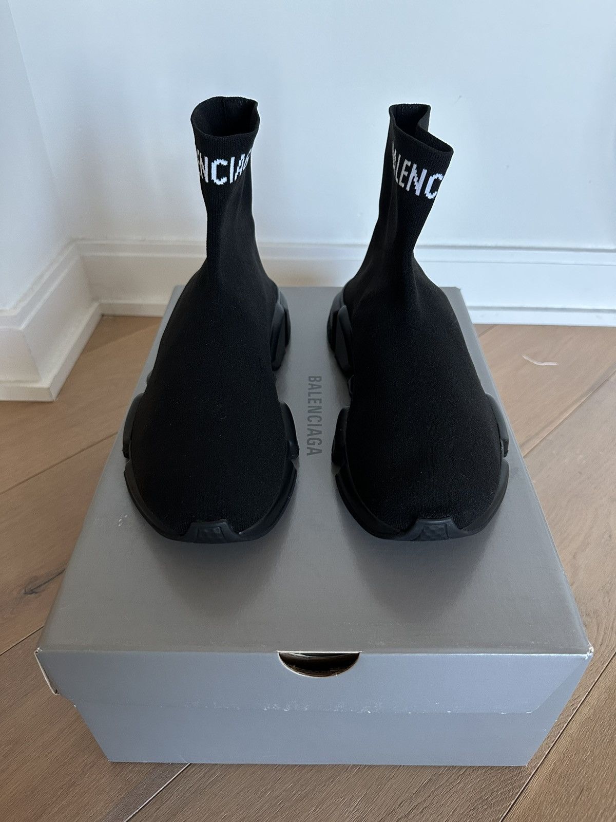 Balenciaga Balenciaga Speed Trainer ‘Triple Black’ Brand New Size US 7 / EU 40 - 4 Thumbnail