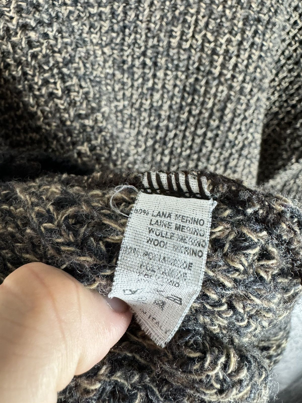 Vintage 1990’s Vintage Daniel Hetcher Heavy Knit Wool Sweater Size US L / EU 52-54 / 3 - 4 Thumbnail