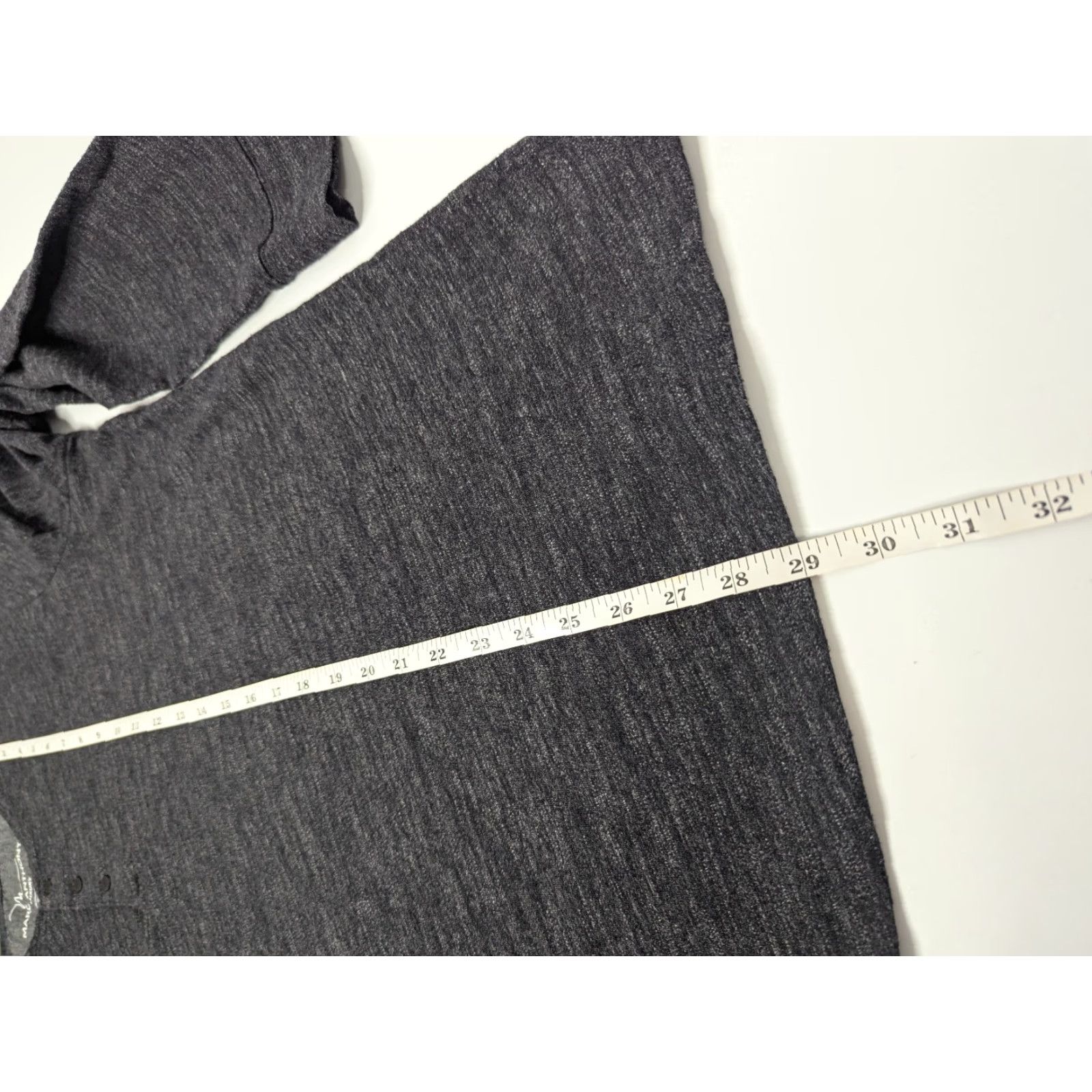 Vintage Marc Anthony Men’s Henley Shirt 2XL Dark Gray Stretch Long Sleeve Button Vintage: No Size US XXL / EU 58 / 5 - 5 Thumbnail
