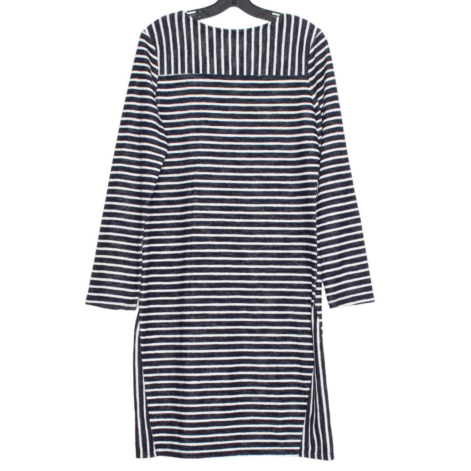 Other Elsie & Zoey Terry Cloth Dress Striped Navy L/XL Coastal Size L / US 10 / IT 46 - 3 Thumbnail