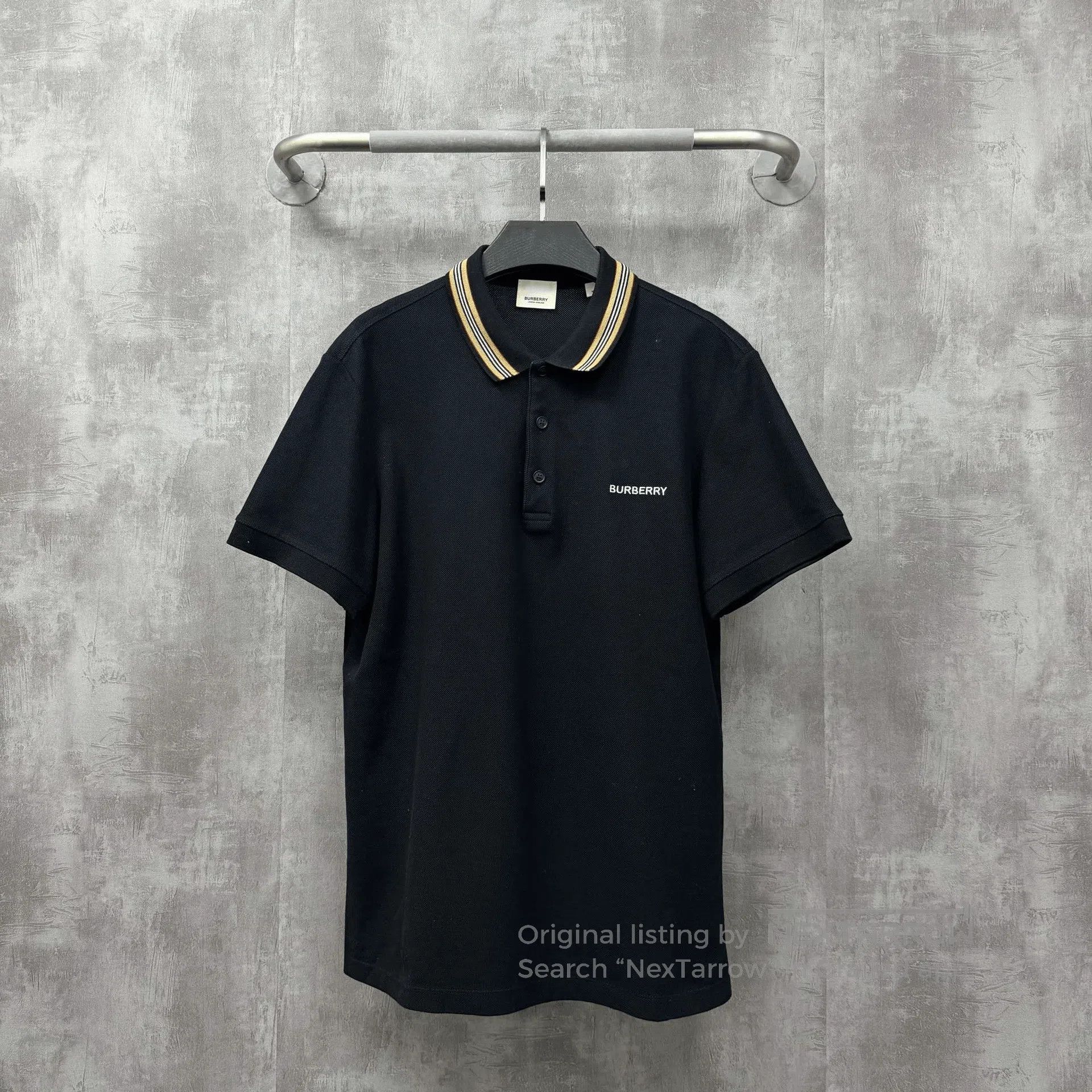 Burberry Burberry Embroidered Logo Check Polo T. Size US M / EU 48-50 / 2 - 1 Thumbnail