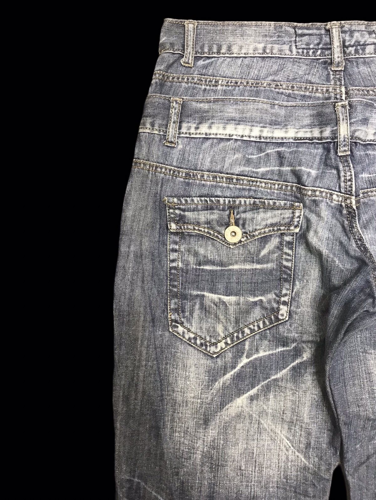 Seditionaries 💥DOUBLE WAIST💥PUNK MINSTRY DOUBLE WAIST LIGHT DENIM F324 Size US 32 / EU 48 - 12 Thumbnail