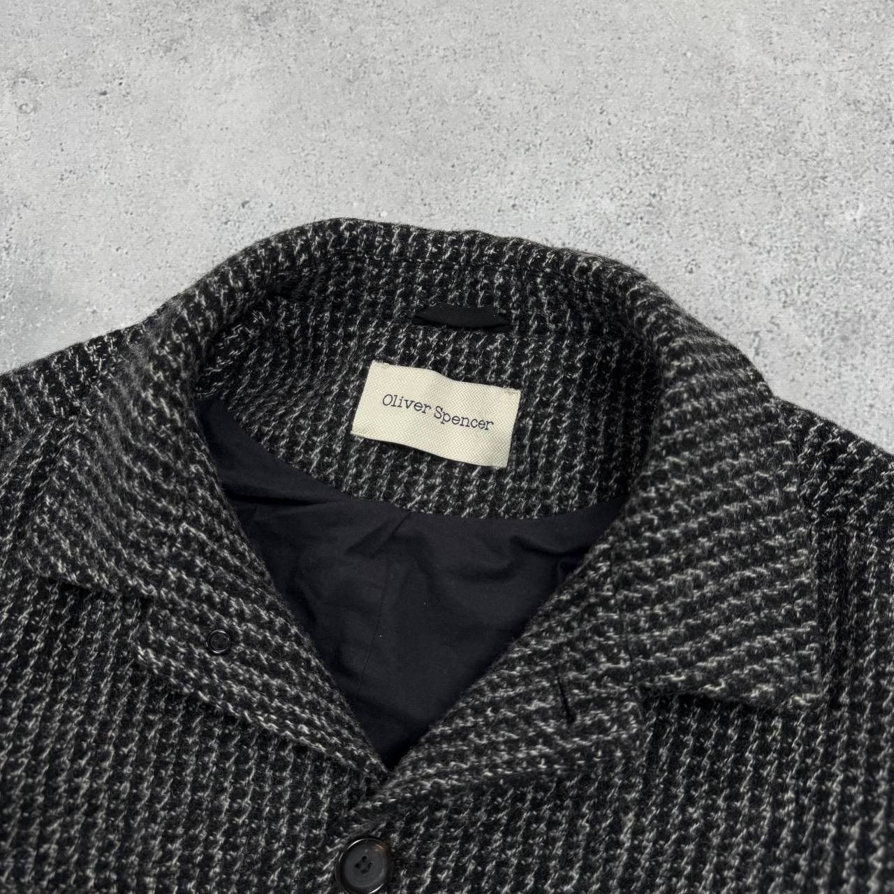 Oliver Spencer Oliver Spencer Cowboy Slim Fit Houndstooth Wool Jacket Size US L / EU 52-54 / 3 - 3 Thumbnail