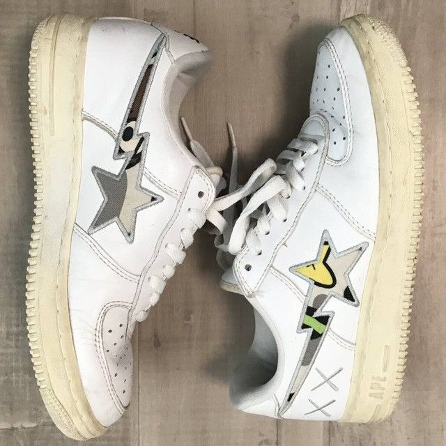 Bape × Kaws BAPE × KAWS Leather BAPESTA Sneakers MILO ANIMAL 