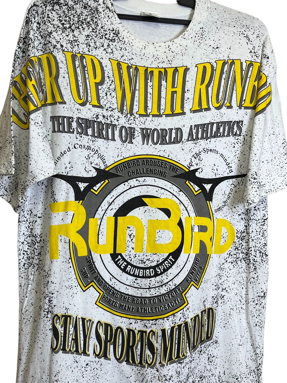 Vintage RARE🔥VINTAGE 90s RUNBIRD MIZUNO FULL PRINT T SHIRT Size US L / EU 52-54 / 3 - 3 Thumbnail