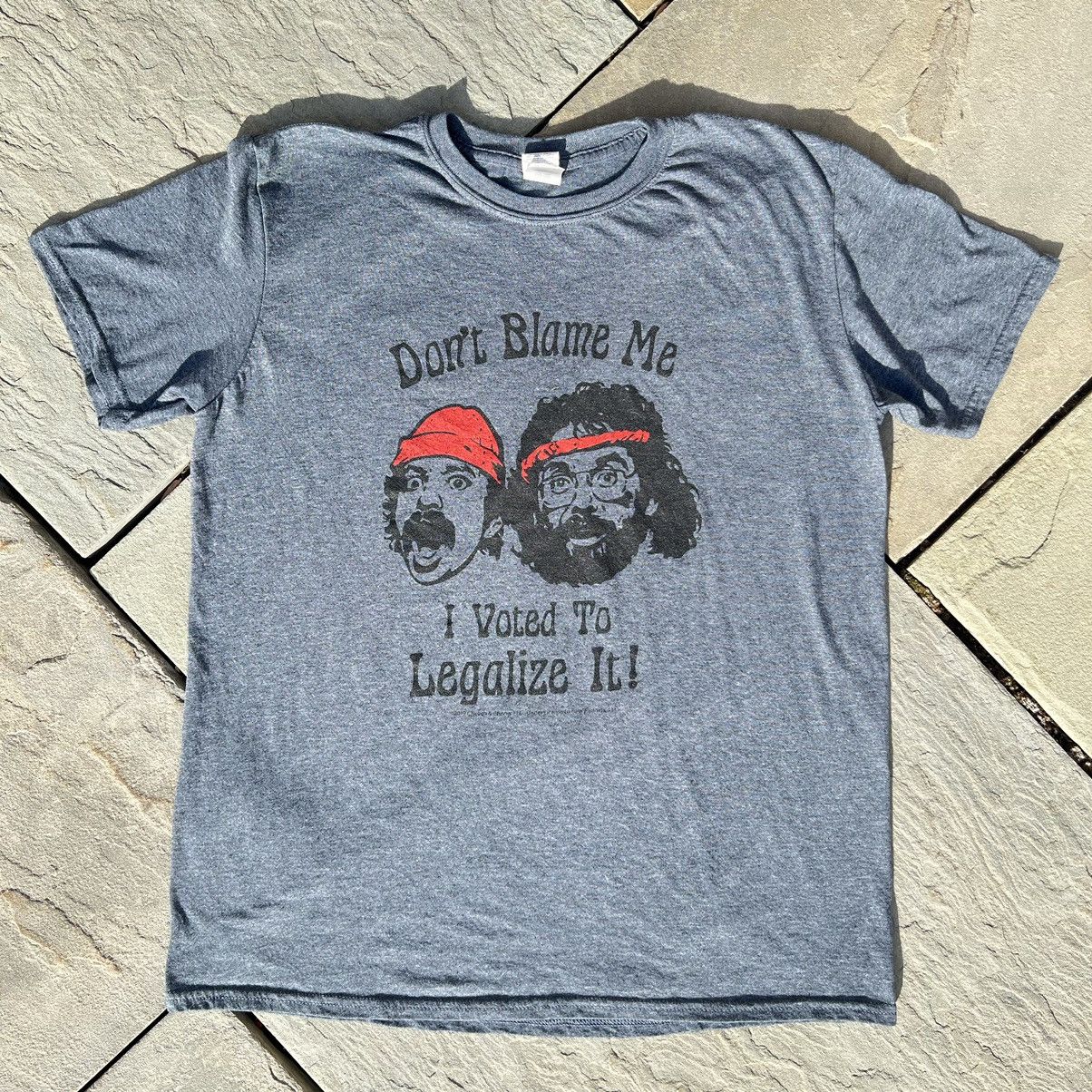 Gildan Dont Blame Me I Voted To Legalize It Cheech and Chong Tee Size US M / EU 48-50 / 2 - 1 Thumbnail