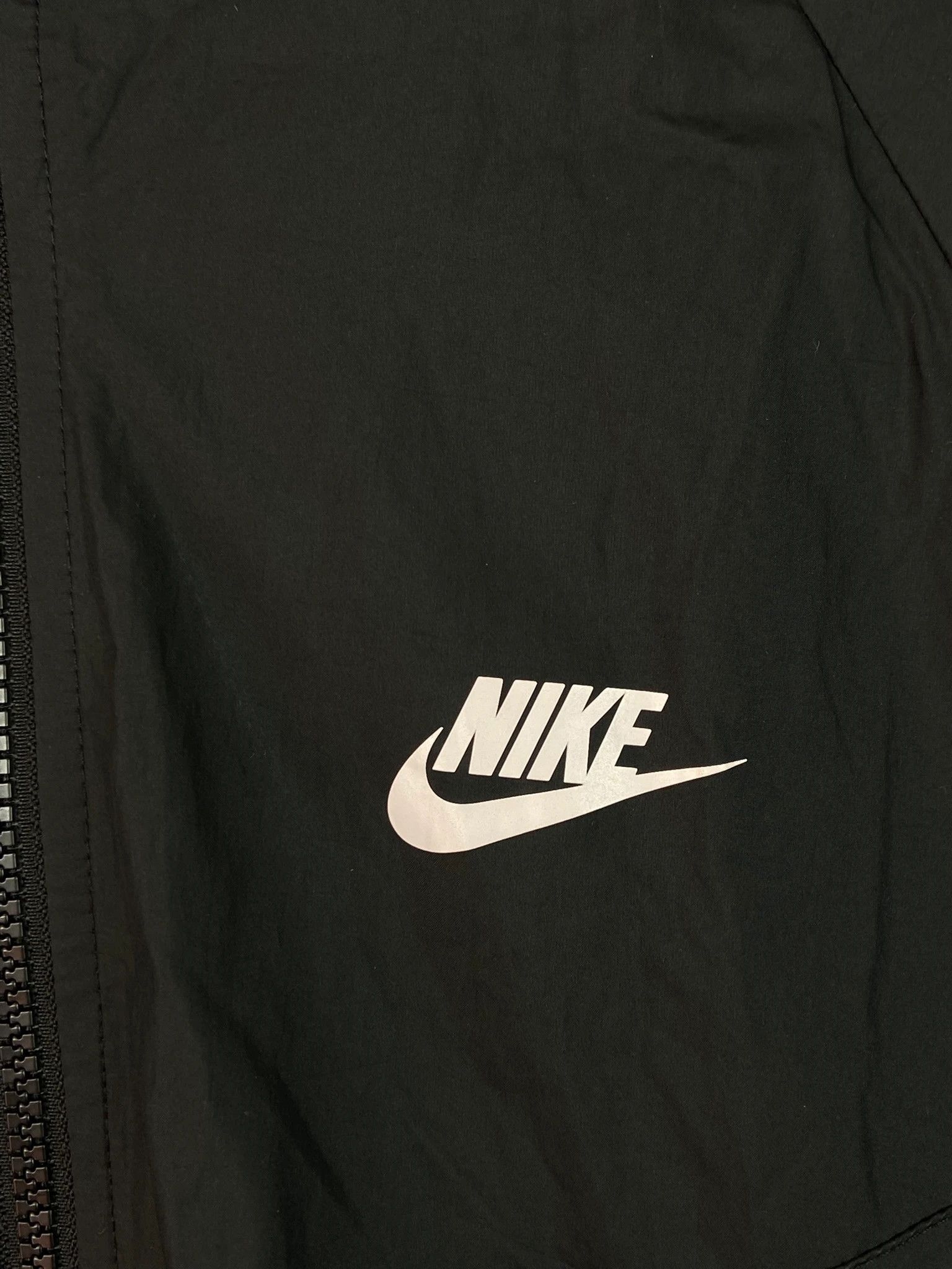 Nike Jacket Nike black swoosh vintage streetwear y2k Size US L / EU 52-54 / 3 - 2 Thumbnail