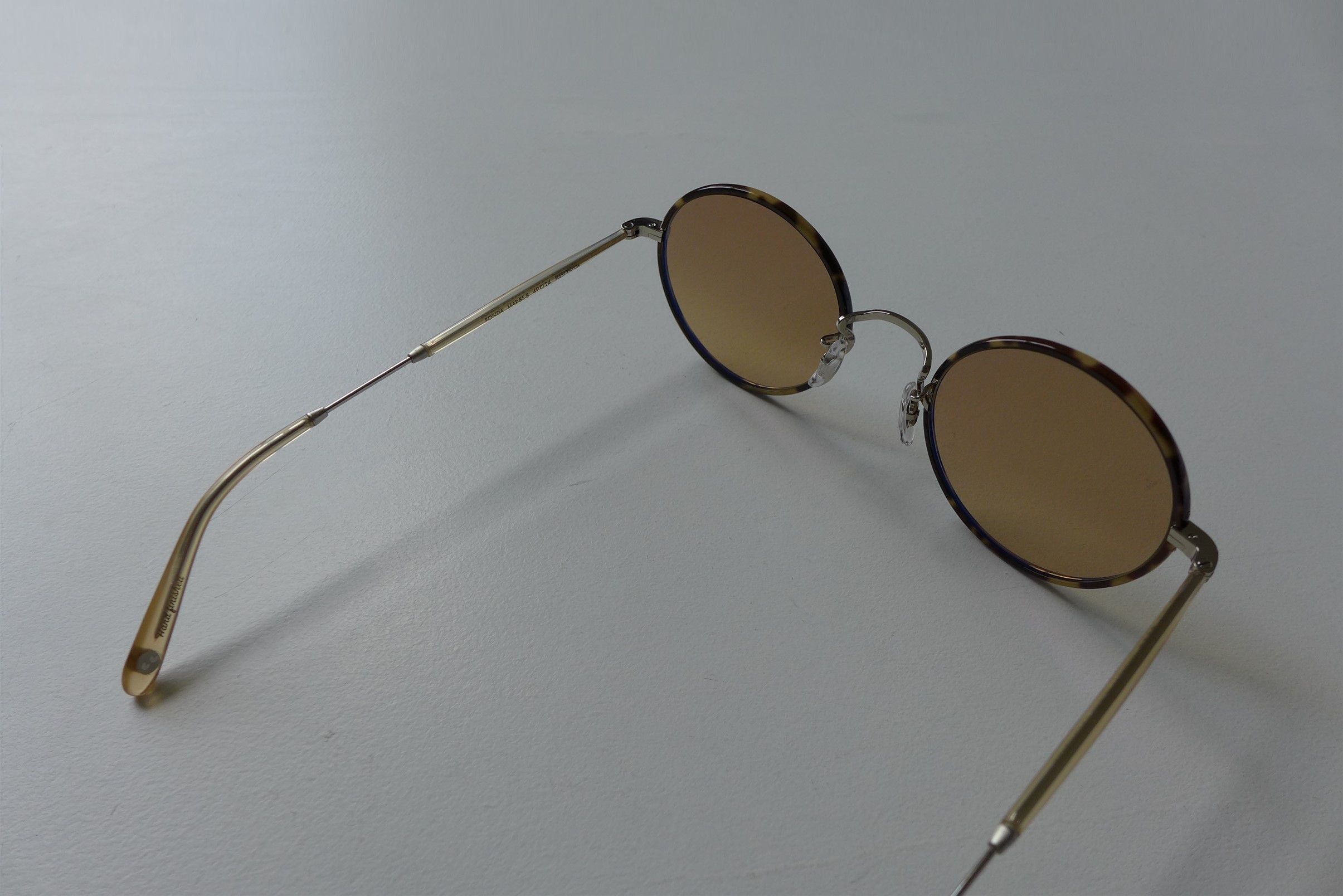 Garrett Leight Garrett Leight Fonda Sunglasses -- Tortoise & Brushed Silver Size ONE SIZE - 6 Thumbnail