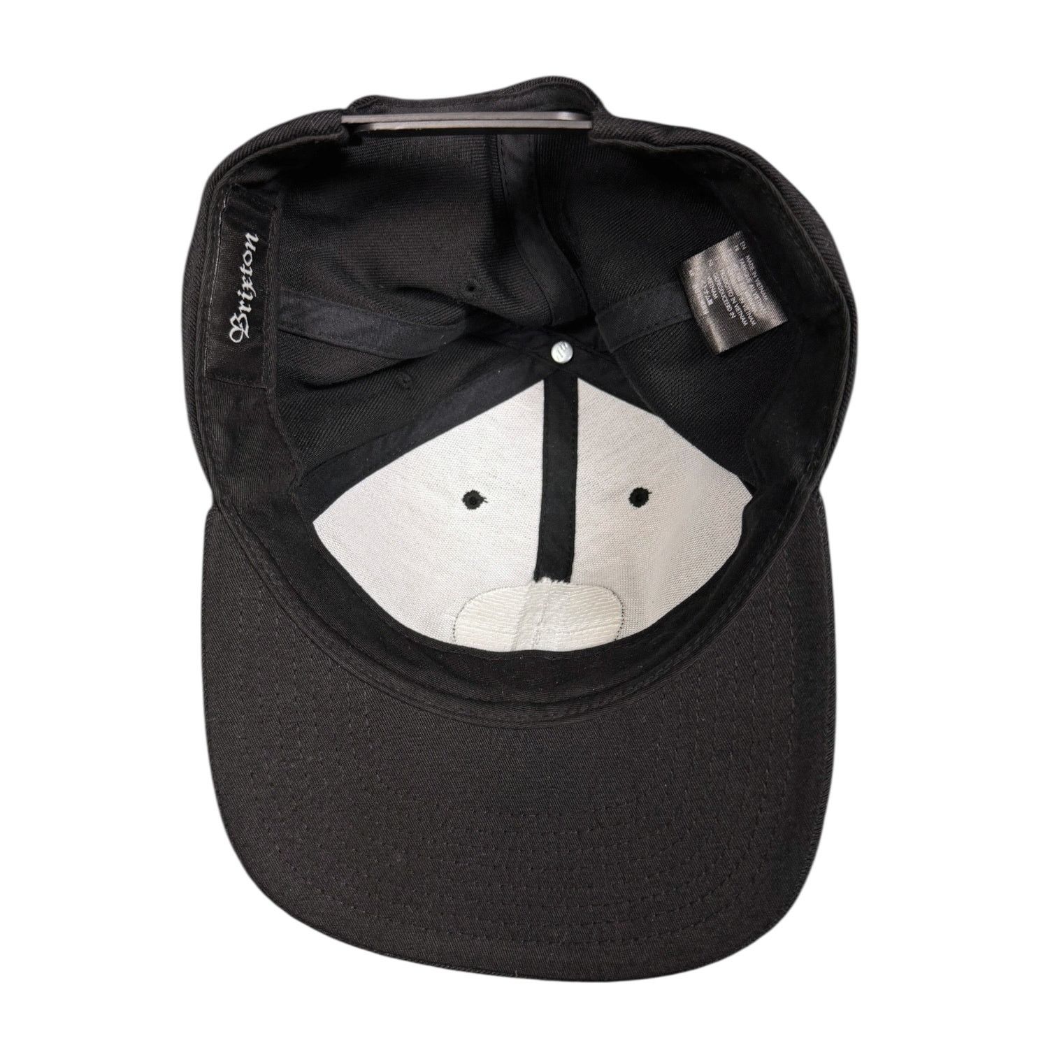 Brixton Men's Brixton Supply Oath III Black Adjustable Snapback Hat Size ONE SIZE - 5 Thumbnail