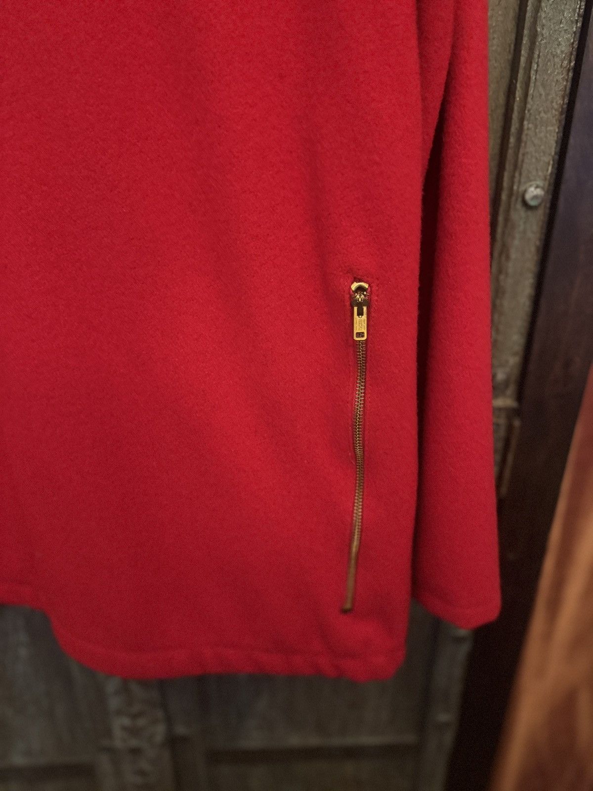 Other Vintage 60/70s Melton Red Wool Jacket with Gloves Size US L / EU 52-54 / 3 - 6 Thumbnail