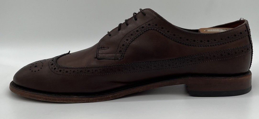 Allen Edmonds Allen Edmonds MCGREGOR Wingtip Dark Brown Leather Size 12D Size US 12 / EU 45 - 8 Thumbnail