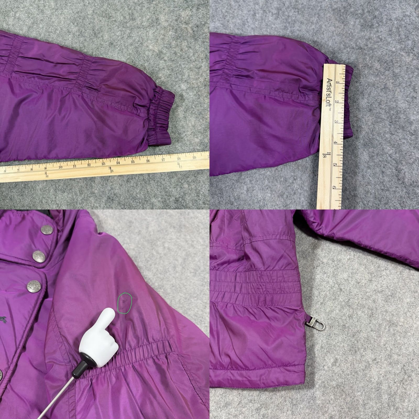 Vintage OSSI Skiwear Puffer Jacket Women's XS S? Purple Size S / US 4 / IT 40 - 11 Thumbnail
