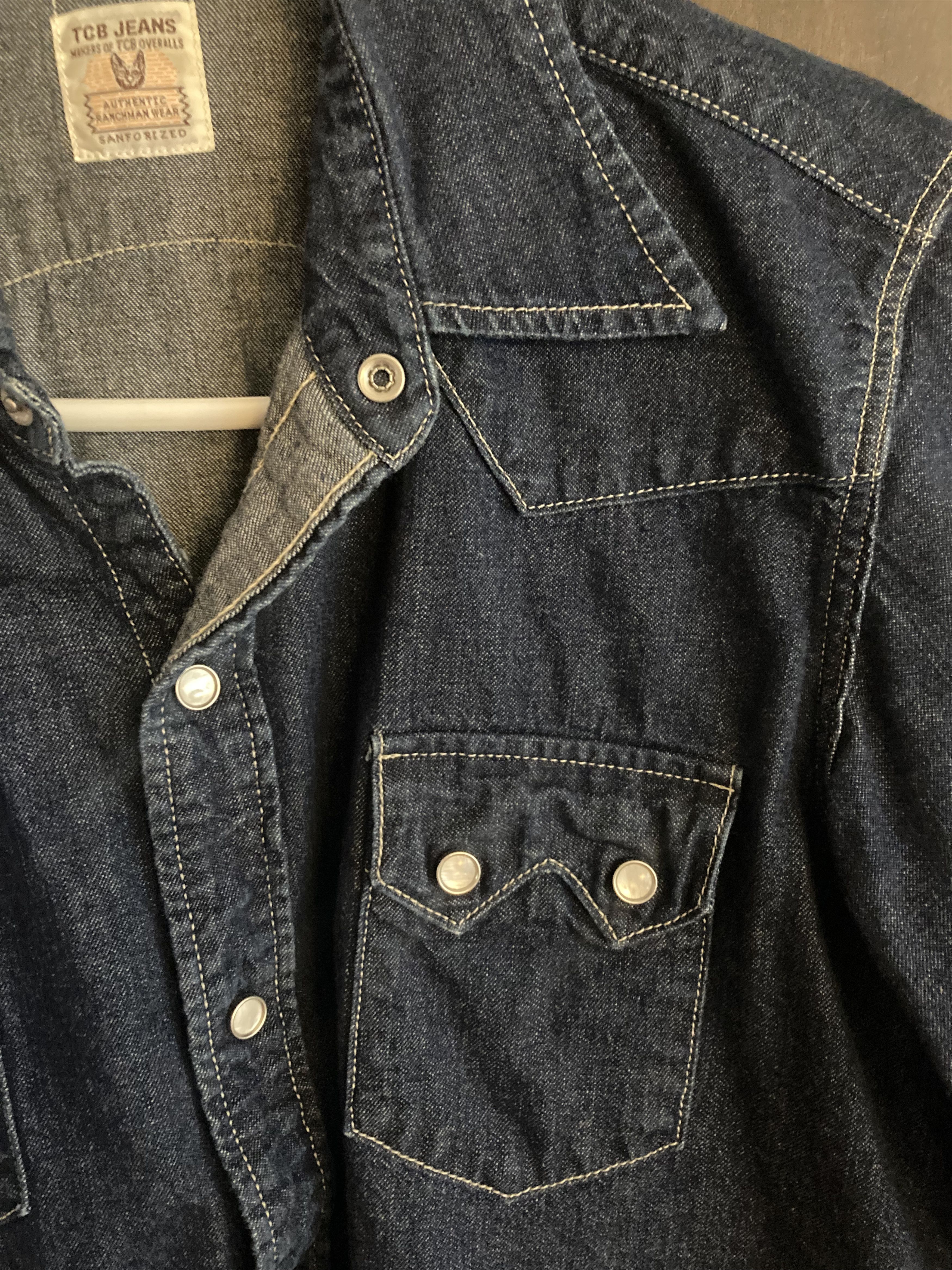 TCB Jeans TCB Dude Ranch Denim Shirt - Size 40 Size US S / EU 44-46 / 1 - 2 Thumbnail