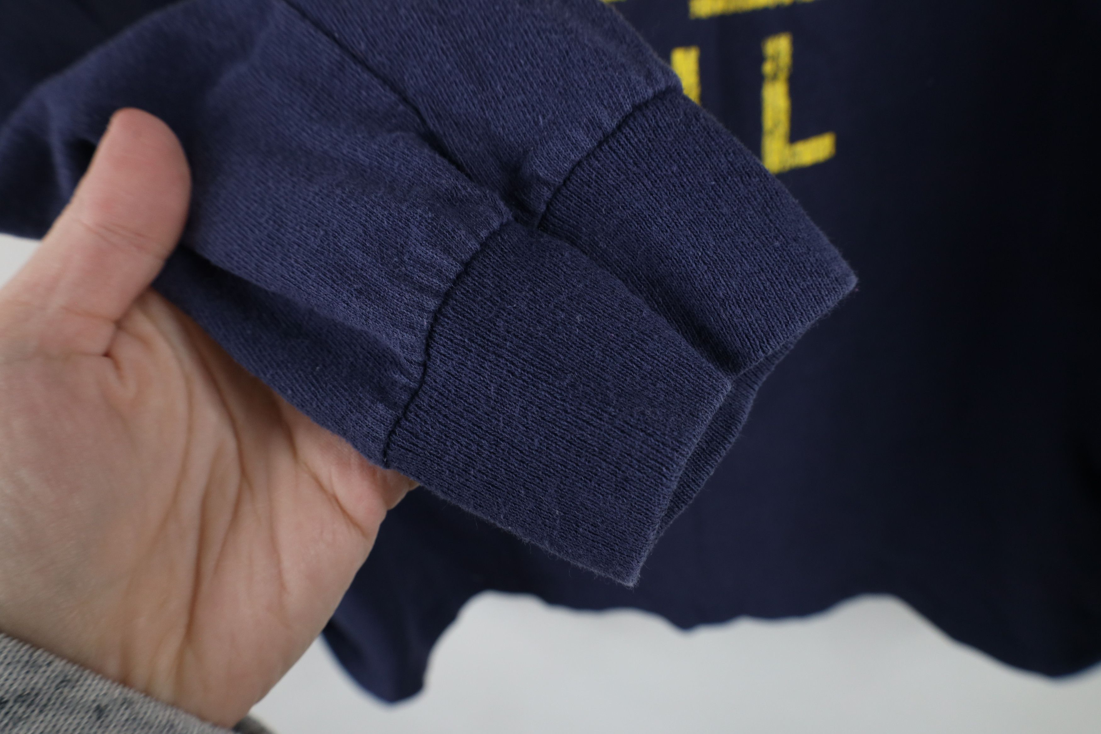 Vintage Vintage 90s University of Michigan Long Sleeve T-Shirt Size US L / EU 52-54 / 3 - 6 Thumbnail
