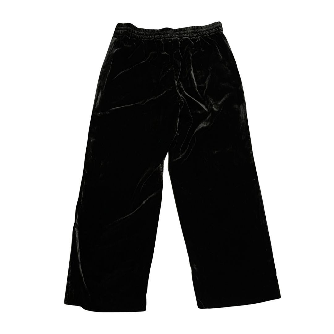 Talbots Talbots Straight Leg Black Velvet Pull-on Pants Whimsygoth Size 32" / US 10 / IT 46 - 2 Thumbnail