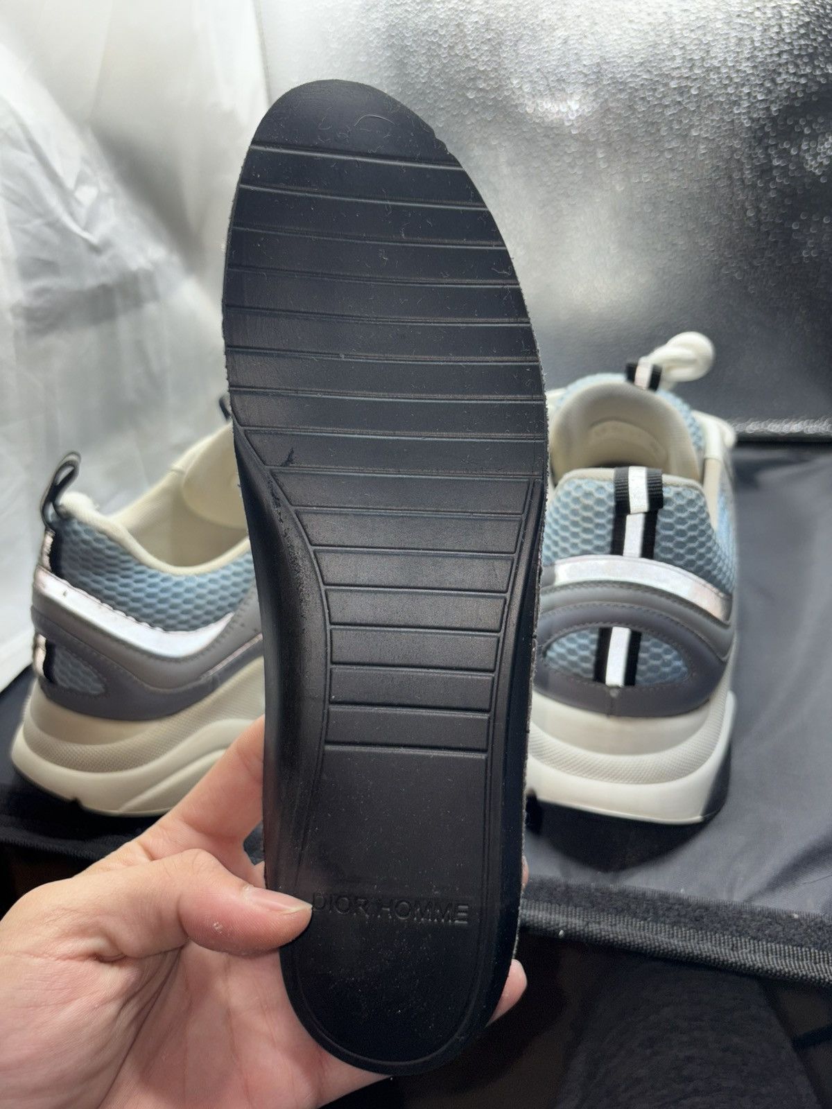 Dior Dior B22 White Blue Size US 12 / EU 45 - 10 Thumbnail
