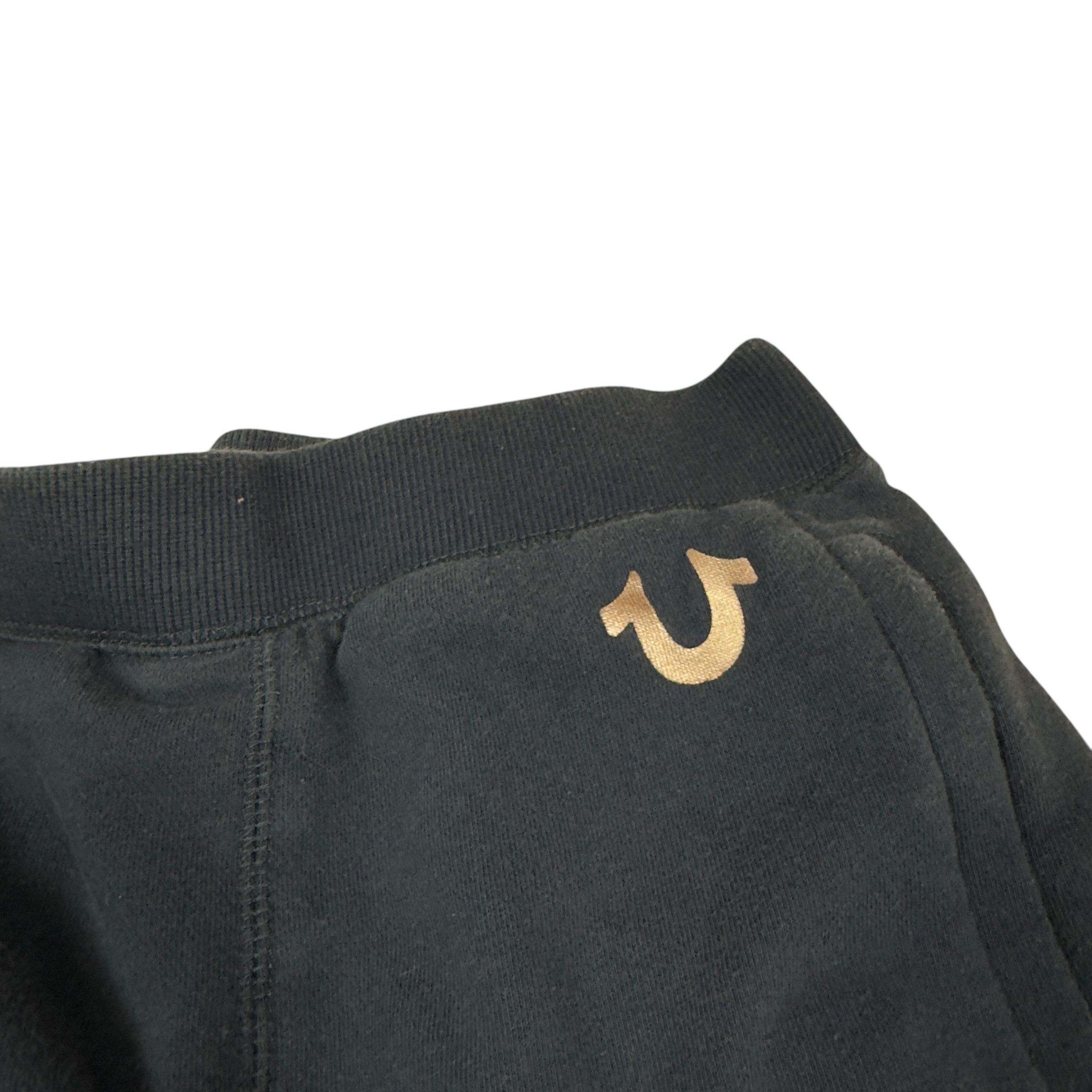 True Religion True Religion Women's Black Cotton Straight Sweatpants Small Size 30" / US 8 / IT 44 - 2 Thumbnail