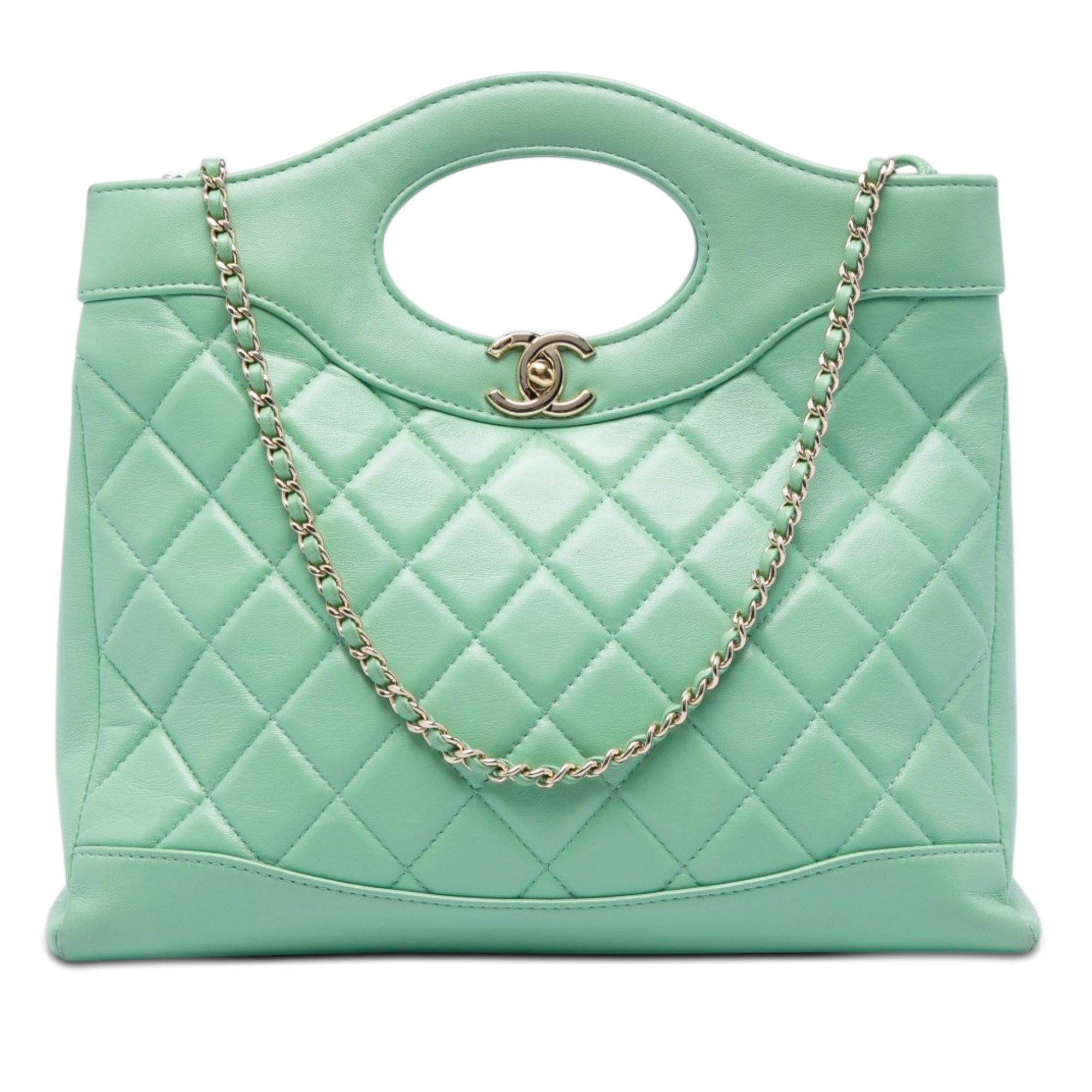 Chanel Quilted Shiny Lambskin 31 Shopping Bag Size ONE SIZE - 1 Thumbnail