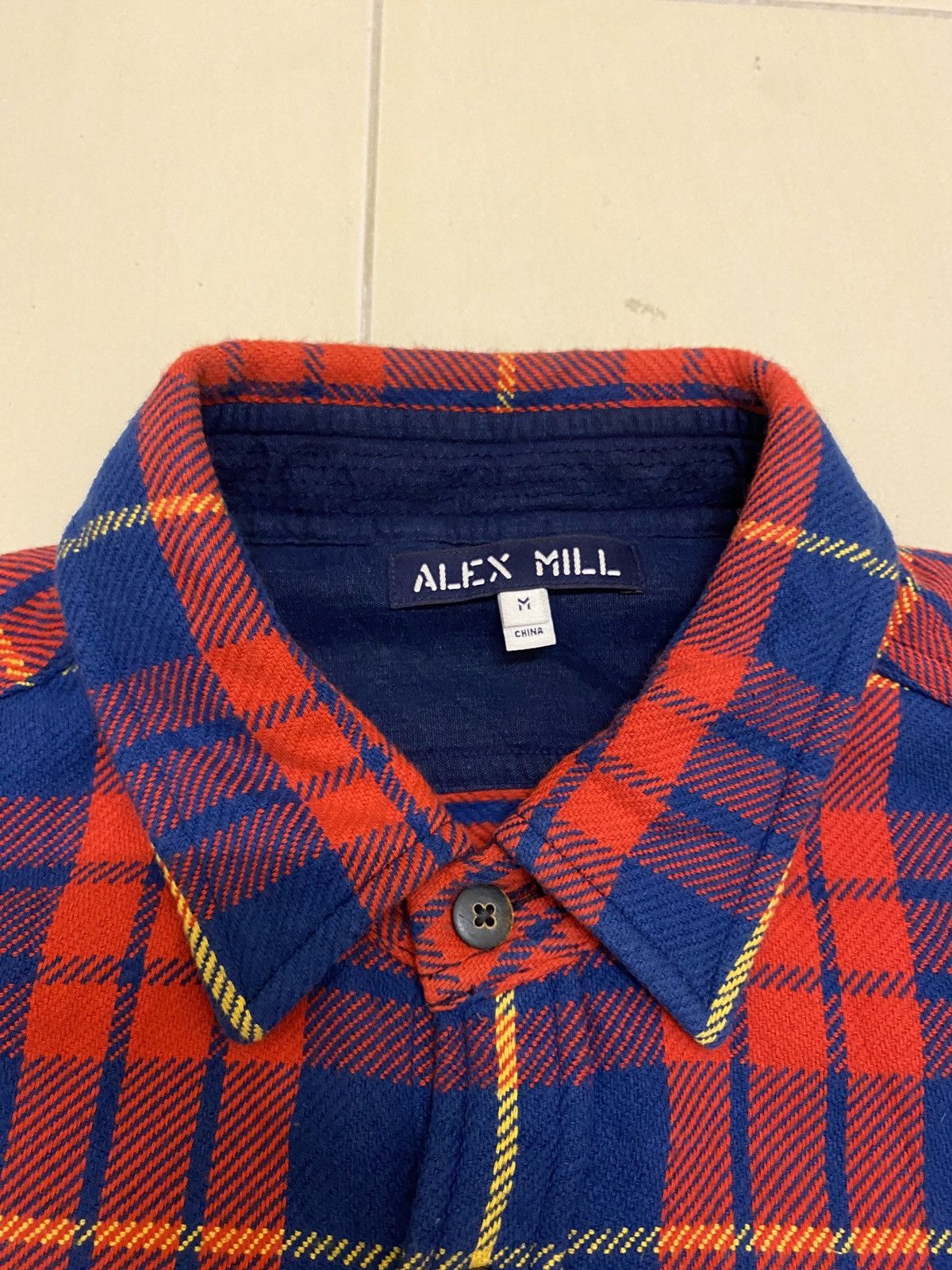 Alex Mill × Flannel Alex Mill Heavy Cotton Flannel Shirt Size US M / EU 48-50 / 2 - 12 Thumbnail