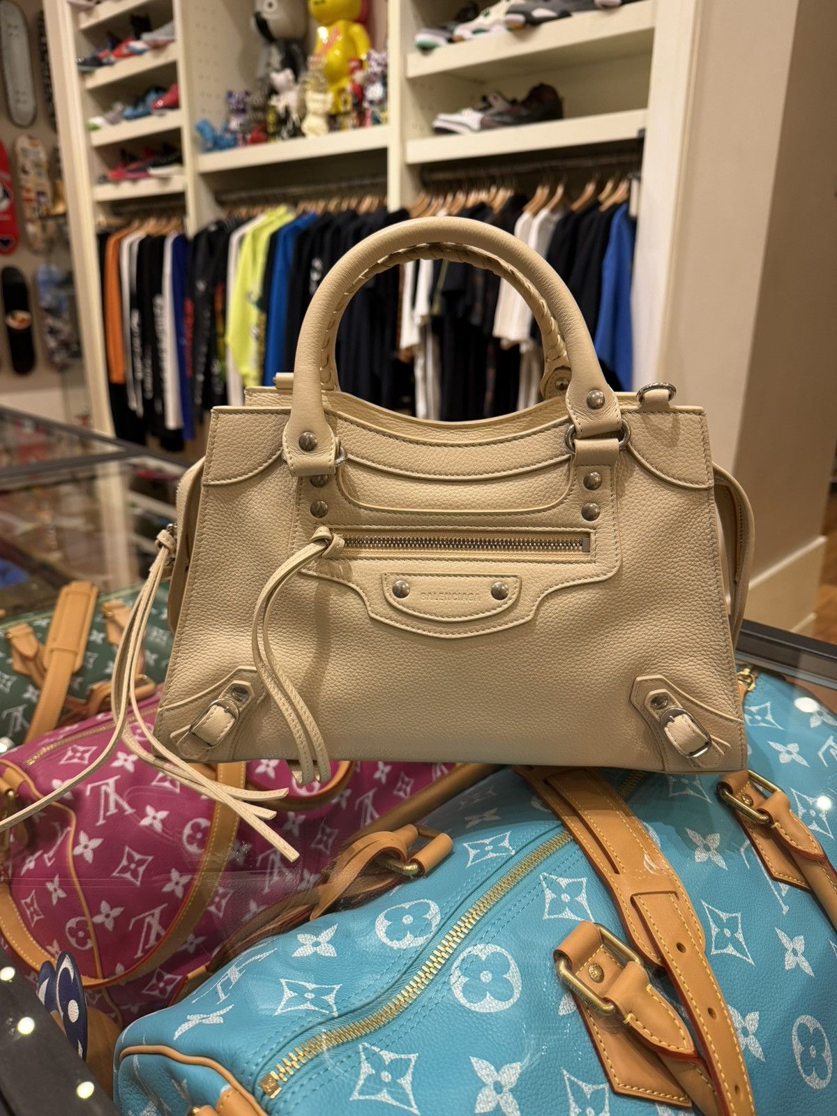 Balenciaga Balenciaga neo classic city bag beige Size ONE SIZE - 1 Thumbnail