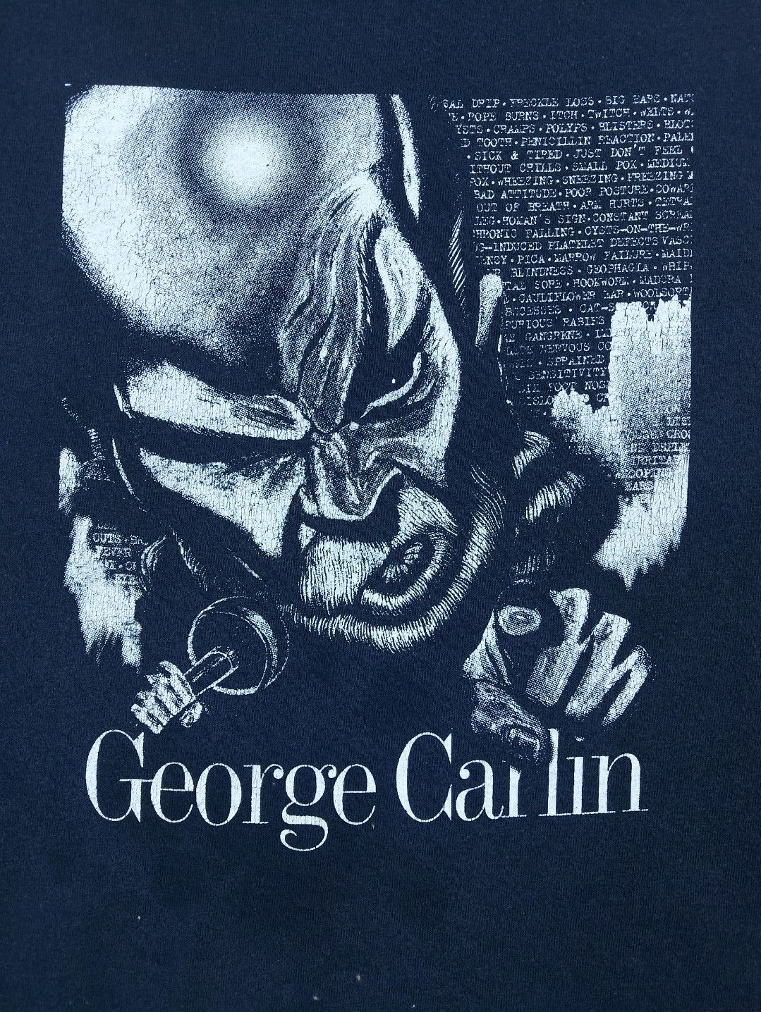 Other × Vintage Vintage 2004 George Carlin Simon Says Go Fuck Yourself TEE Size US XL / EU 56 / 4 - 4 Thumbnail