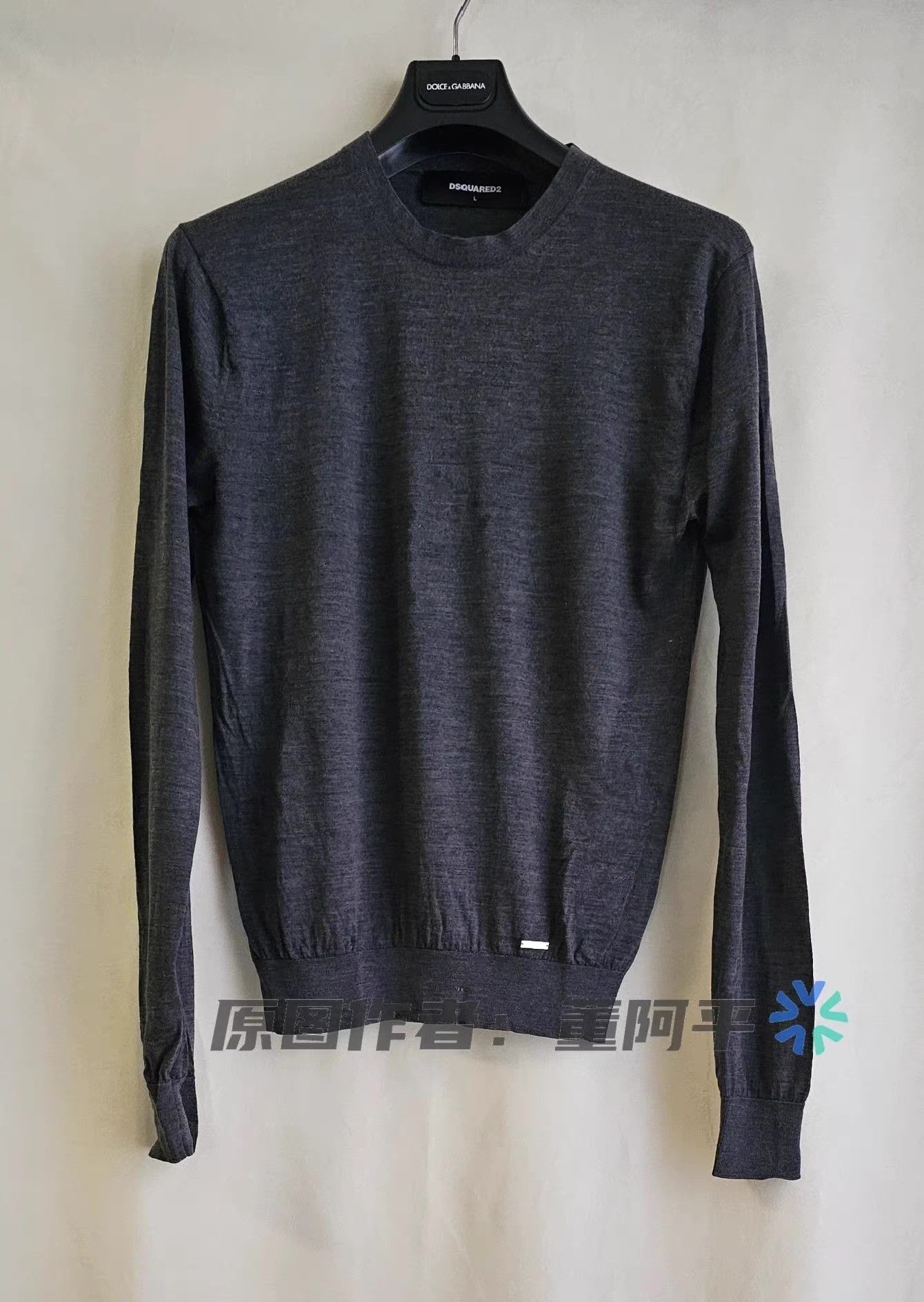 Dsquared2 Dsquared2 Men's Wool Knit Sweater Q4 Size US L / EU 52-54 / 3 - 1 Thumbnail