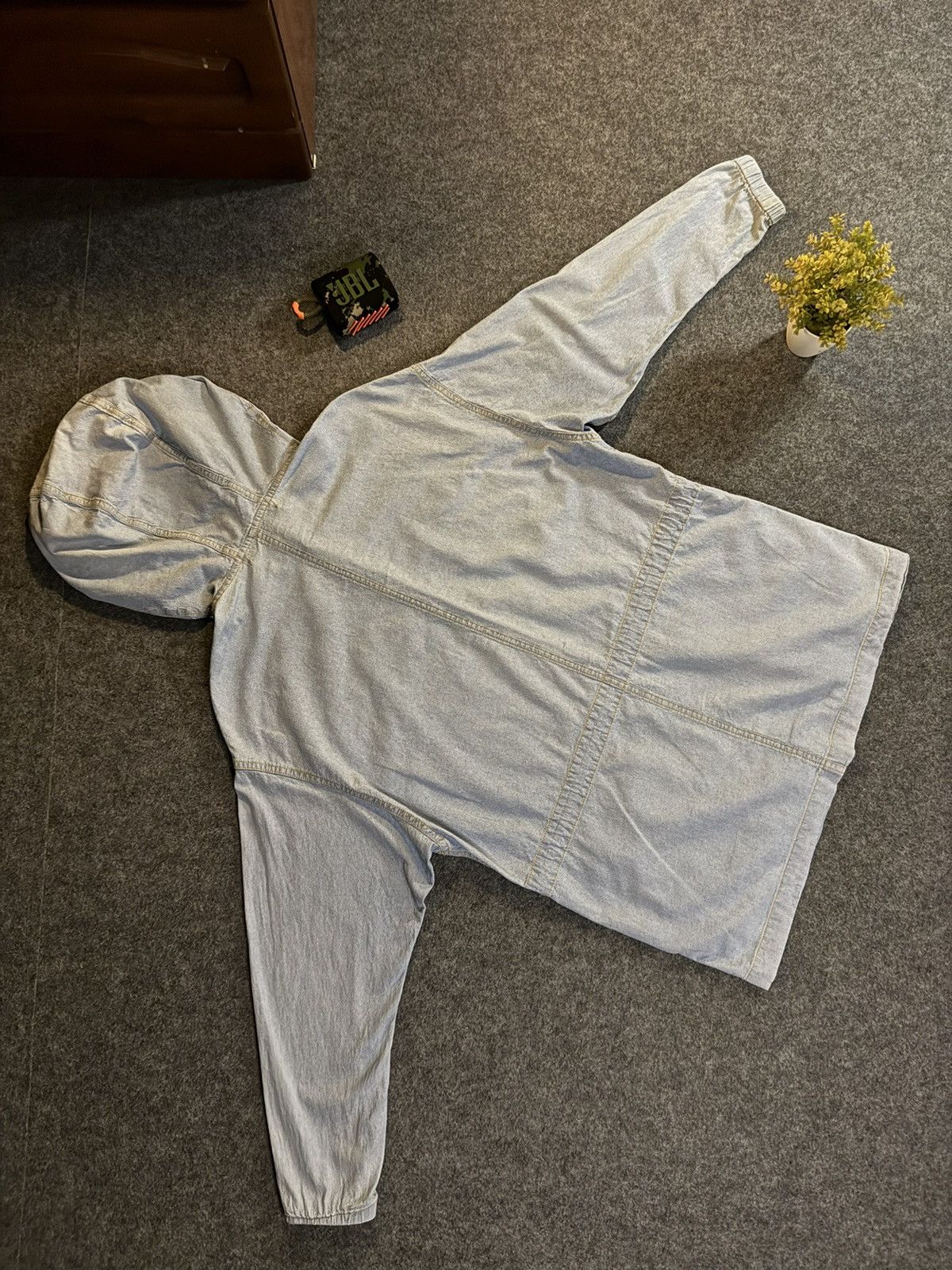 mercibeaucoup Vintage Mercibeacoup Jevous Enprie Light Jacket Hoodie Size L / US 10 / IT 46 - 10 Thumbnail