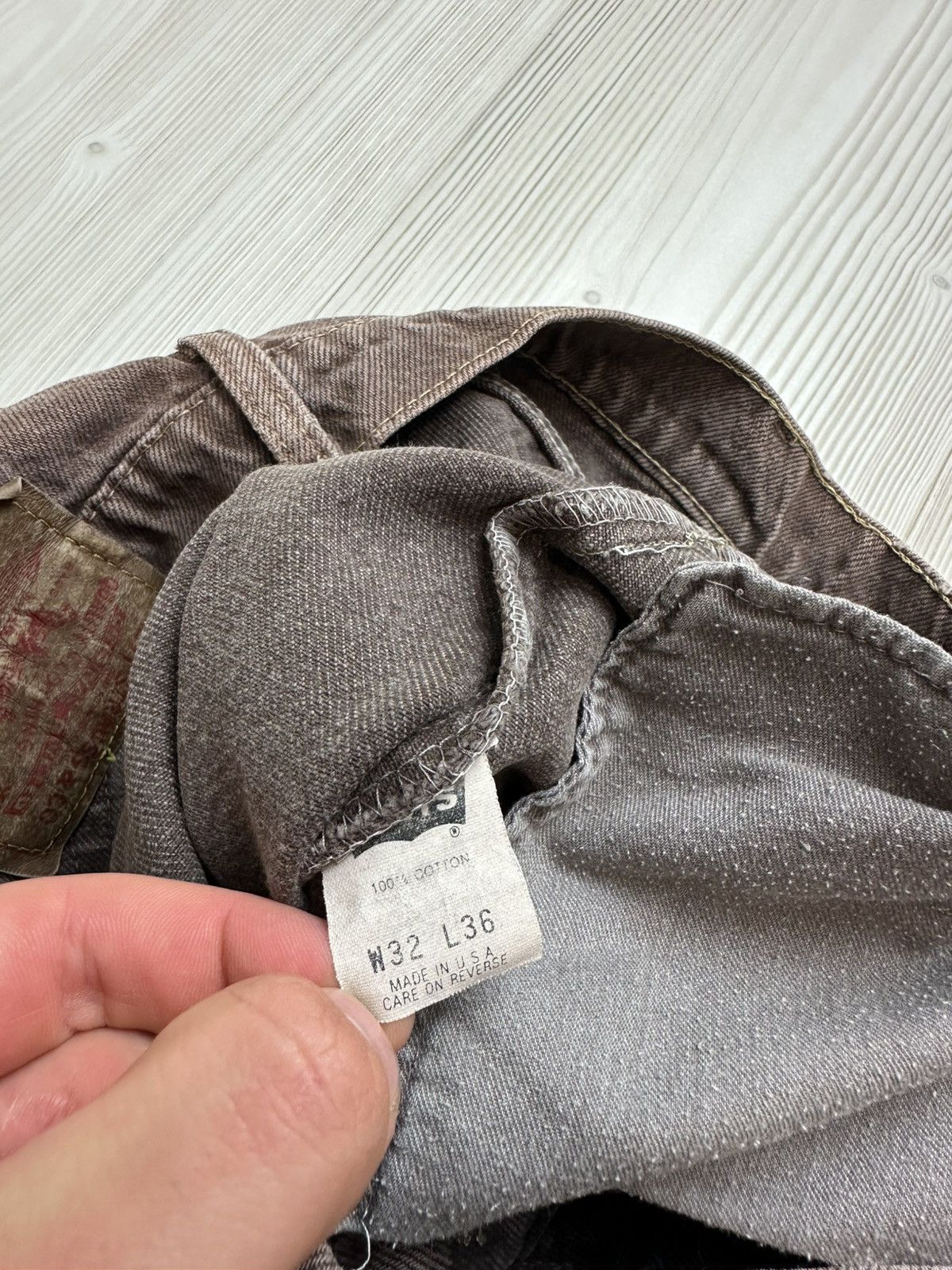 Levi's Vintage Clothing Vintage Levi’s 505 32/36 brown distressed Size US 32 / EU 48 - 6 Thumbnail