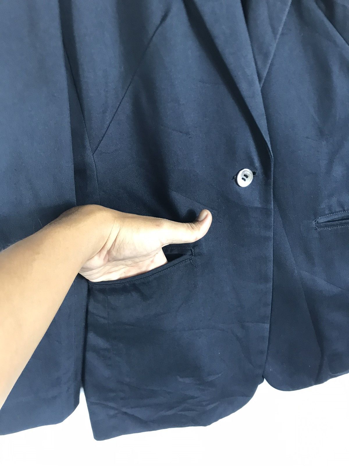 Japanese Brand × Katharine Hamnett London × Vintage ⚡️Vintage Y2K Katharine Hamnett London Black Coat Size M / US 6-8 / IT 42-44 - 6 Thumbnail
