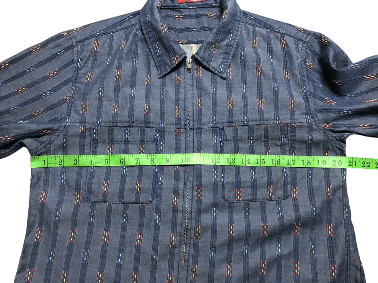 291295=Homme Vintage 291295=Homme Native Zipper Shirt Short Sleeve Size US M / EU 48-50 / 2 - 15 Thumbnail