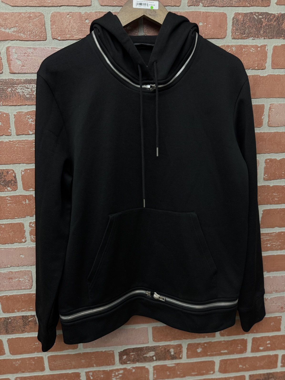 Helmut Lang Helmut Lang Hoodie Black Size M Black Zipper Size US M / EU 48-50 / 2 - 1 Thumbnail