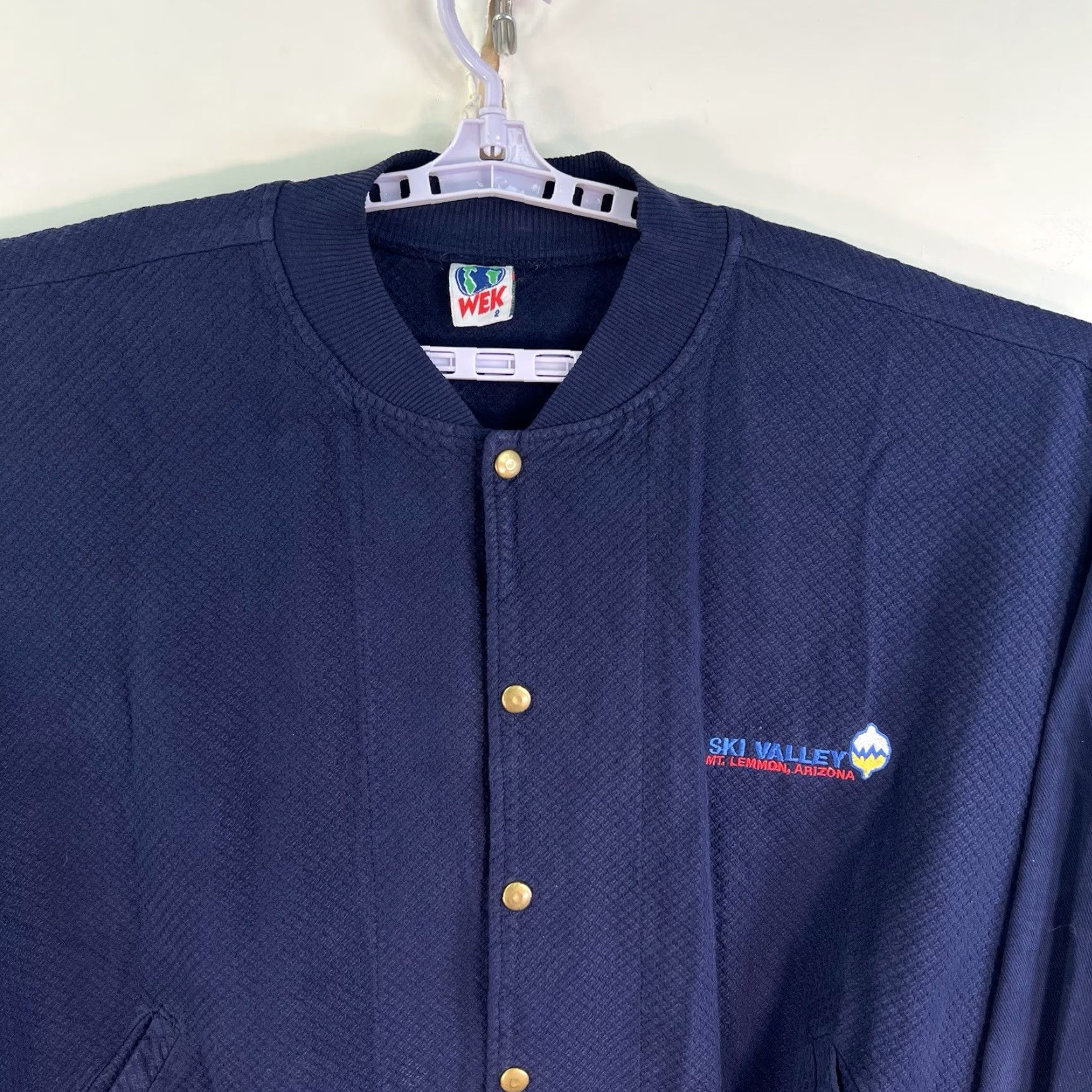 Vintage VINTAGE WEK Men’s Sweater Cardigan 2XL Long Sleeve Knit Geometric Pattern Blue Ski Vintage Size US XXL / EU 58 / 5 - 3 Thumbnail