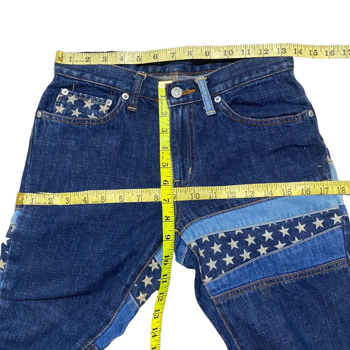 Hysteric Glamour Hysteric Glamour Hagi Patchwork American Flare Jeans Size 26" / US 2 / IT 38 - 19 Thumbnail