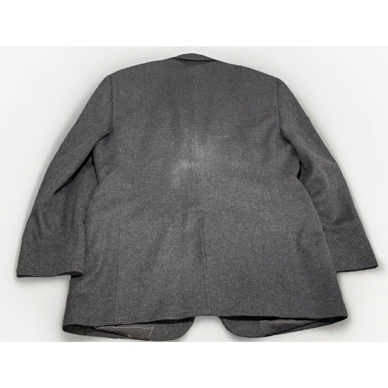 Tommy Hilfiger Tommy Hilfiger Sport Coat Men 42S Charcoal Gray Wool Silk Cashmere Blazer Jacket Size 42R - 8 Thumbnail