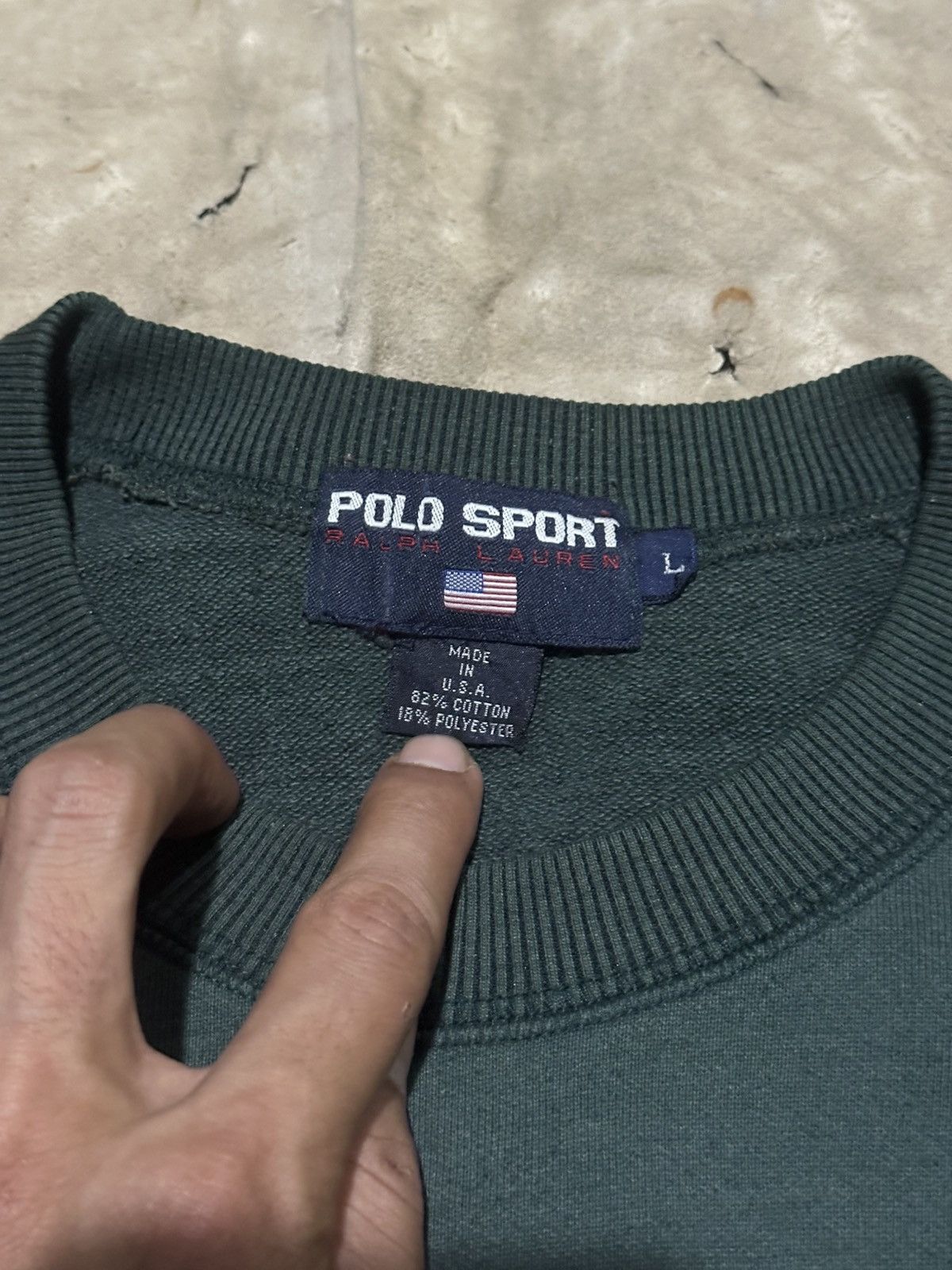 Polo Ralph Lauren Polo Ralph Lauren Polo Sport basketball bear green 90s Size US L / EU 52-54 / 3 - 3 Thumbnail