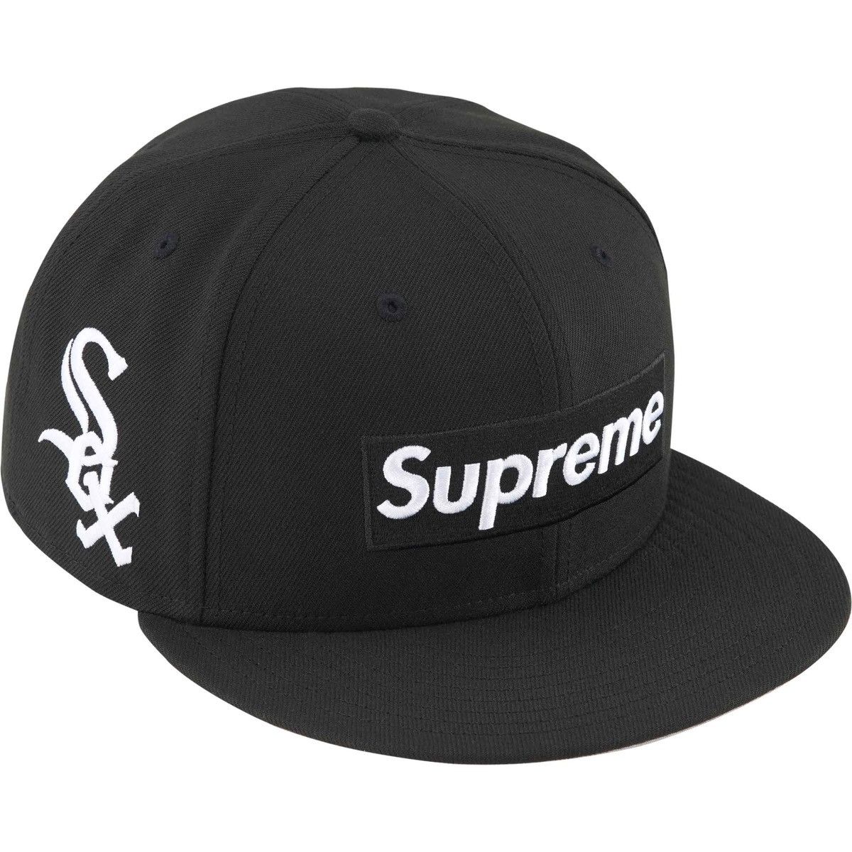 image of Supreme Mlb Teams Fitted New Era in Black, Men's