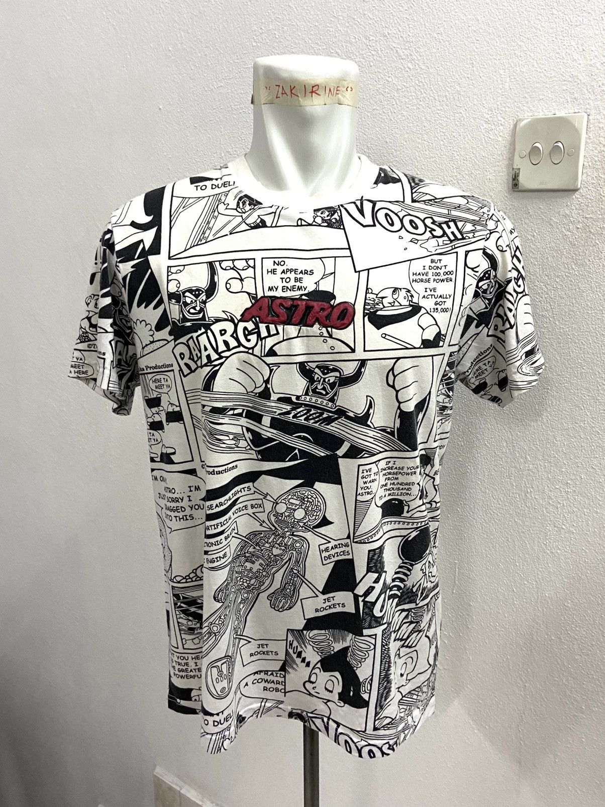 Anime ASTRO BOY ALL OVER PRINT TEE Size US M / EU 48-50 / 2 - 3 Thumbnail