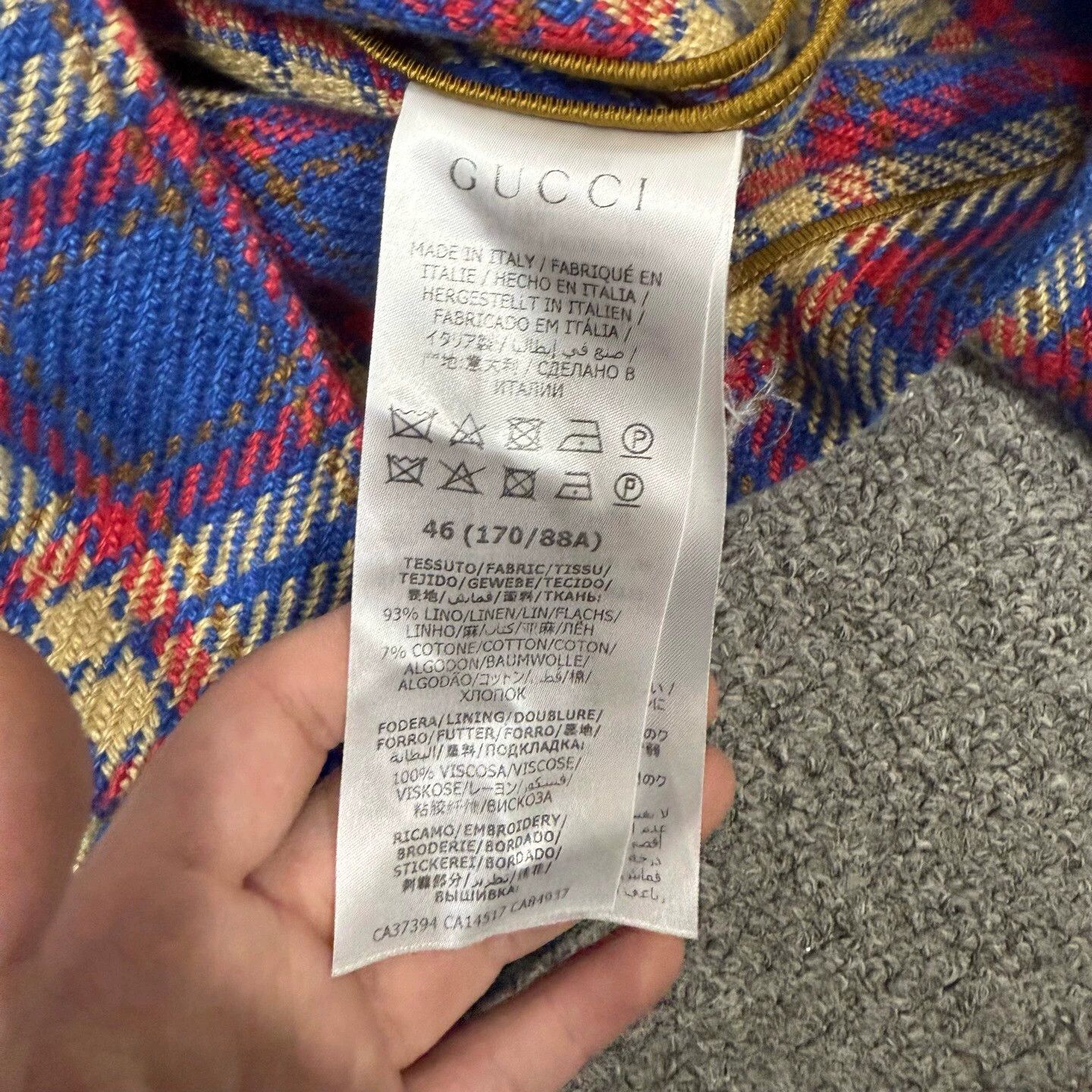 Gucci Gucci check suit unused 46 Size US S / EU 44-46 / 1 - 4 Thumbnail