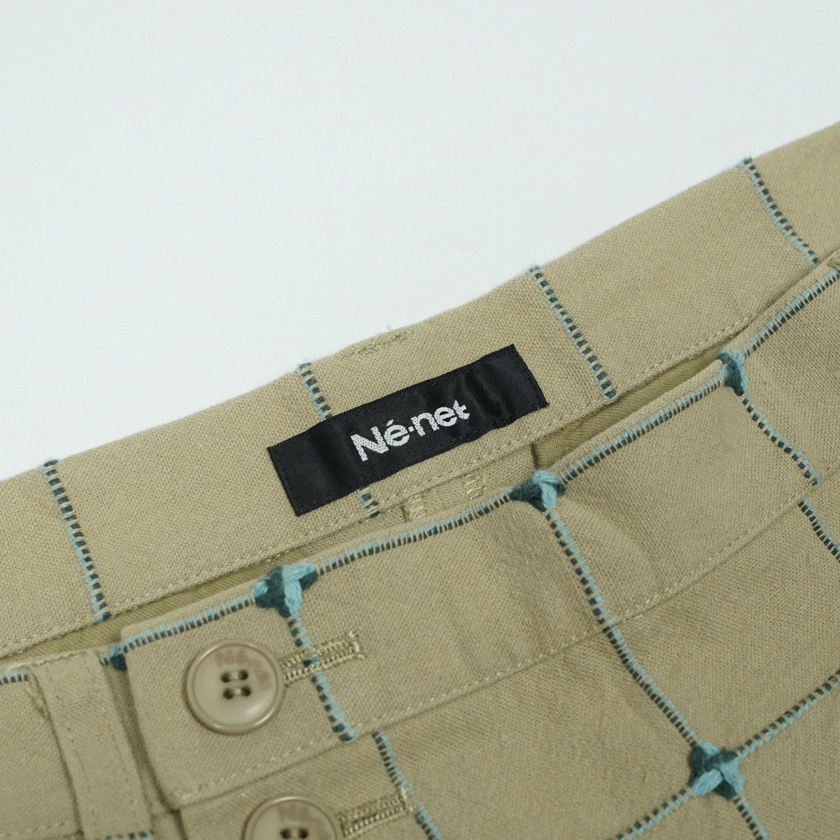 Issey Miyake *NoTariff Issey Miyake Ne-net Plaid Shorts Size 28" / US 6 / IT 42 - 5 Thumbnail