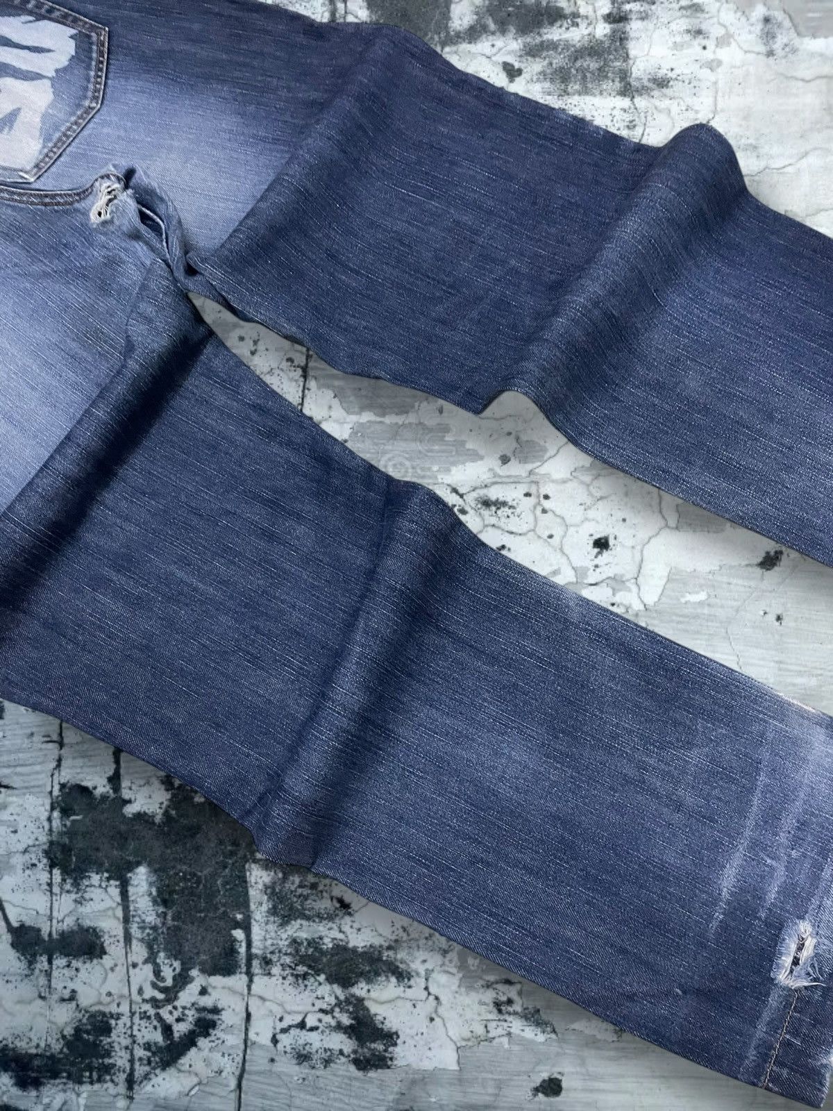 Japanese Brand Vintage Og 1990s Japan Designer Sublimation Distressed Denim Size US 33 - 15 Thumbnail