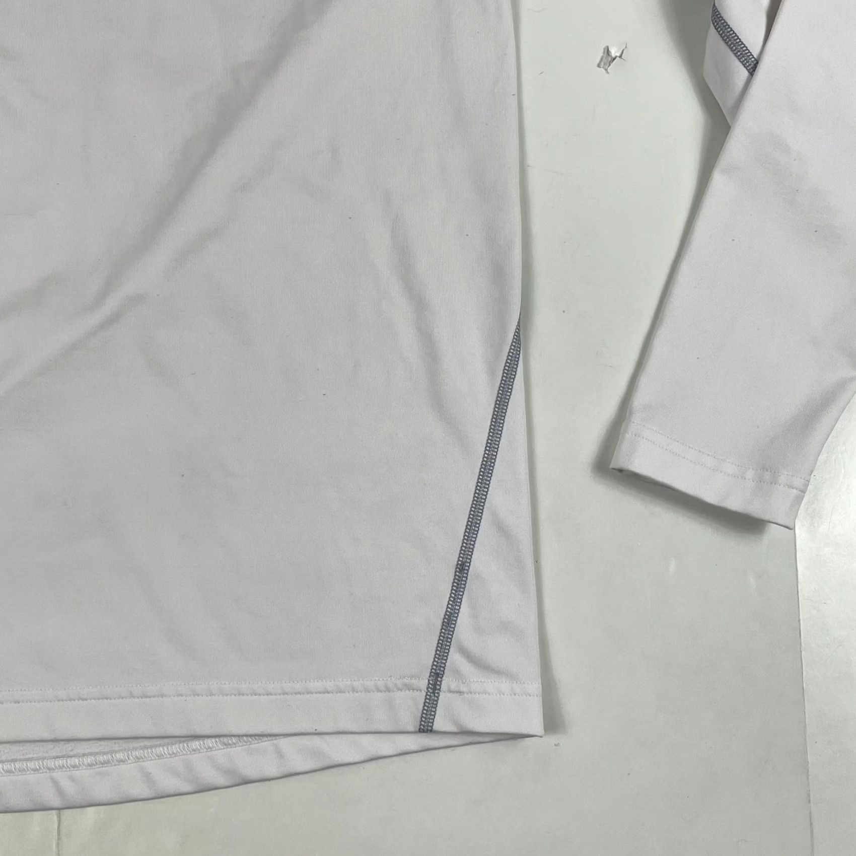 Under Armour Under armour Shirt Mens S White Small ColdGear Compression Mock Baselayer Workout Size US S / EU 44-46 / 1 - 4 Thumbnail