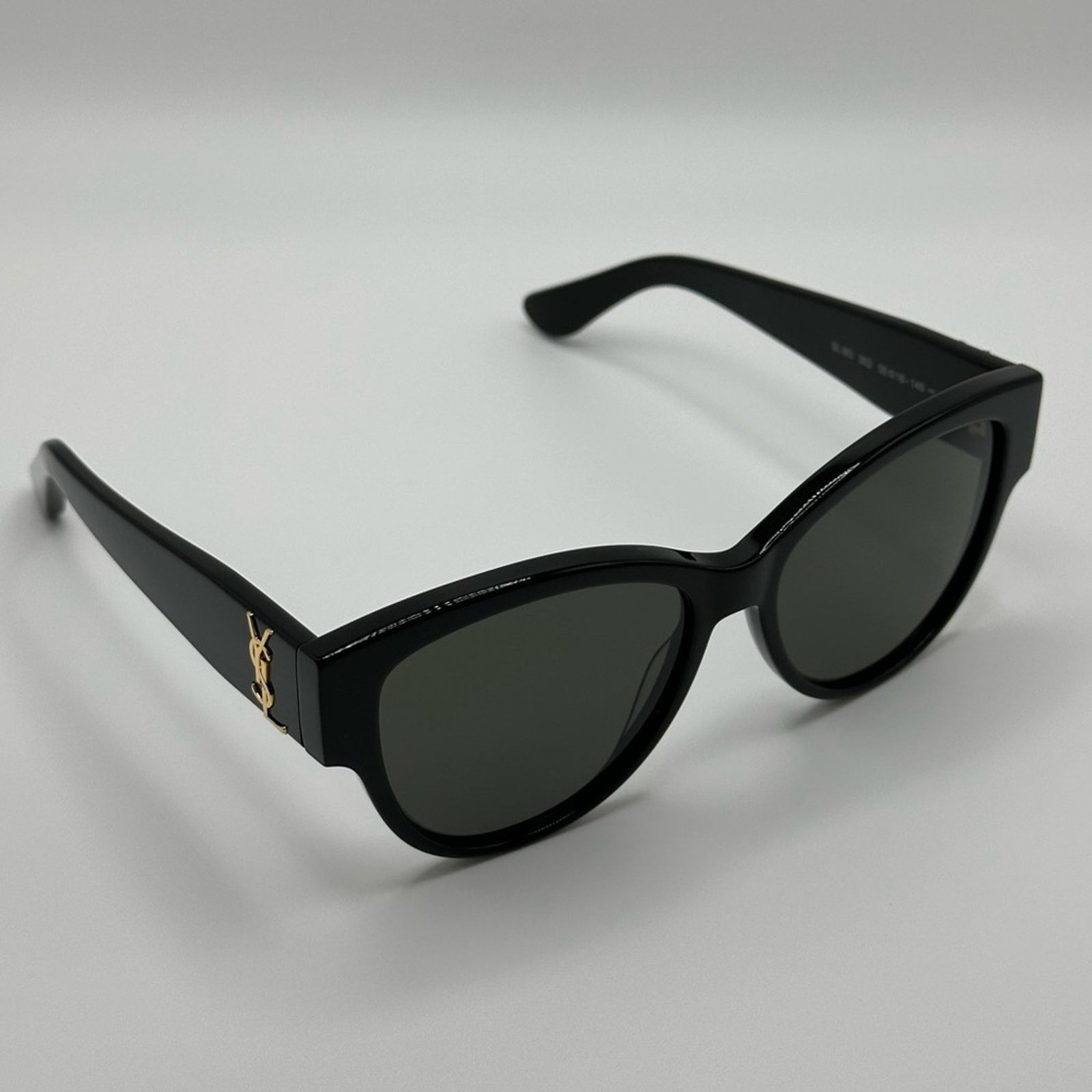 Yves Saint Laurent BRAND NEW SAINT LAURENT SUNGLASSES SLM3 092 Black Grey Women Size ONE SIZE - 7 Thumbnail