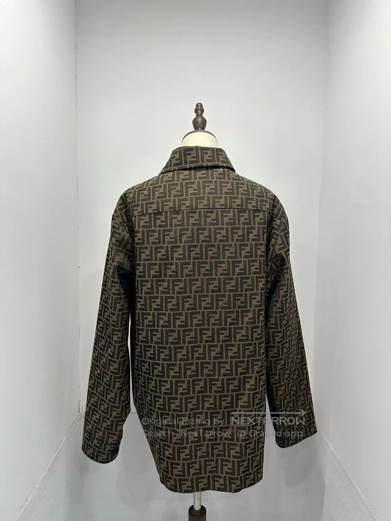Fendi Fendi FF Aged Printed Denim Jacket Size US M / EU 48-50 / 2 - 6 Thumbnail