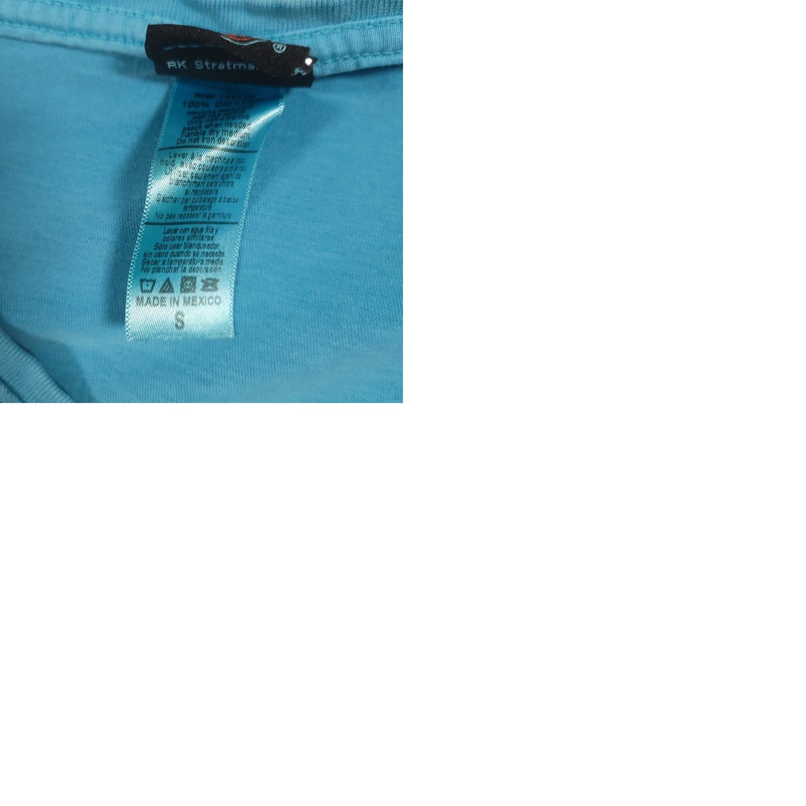 Harley Davidson Harley-Davidson Shirt Womens Small Blue Graphic Tee Top Embellished Size S / US 4 / IT 40 - 9 Thumbnail