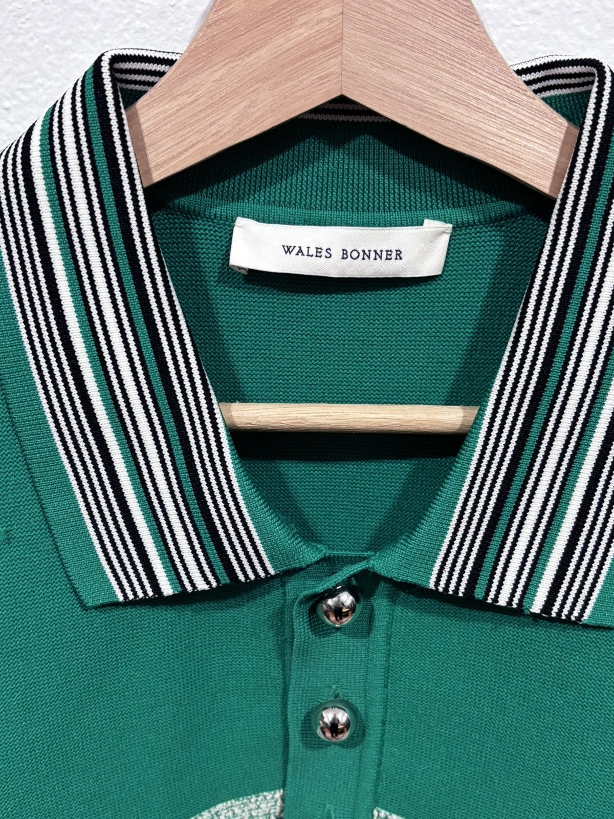 Wales Bonner Wales Bonner Dawn Knit Polo Size US XL / EU 56 / 4 - 3 Thumbnail