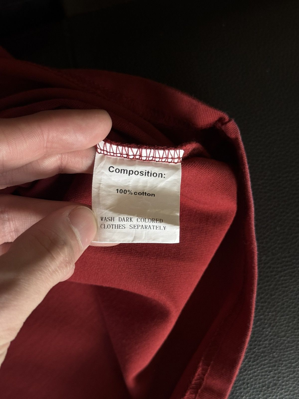 Saint Vanity Saint Vanity UNRELEASED Tee Shirt Logo Red Size Small (NEW) Size US S / EU 44-46 / 1 - 7 Thumbnail
