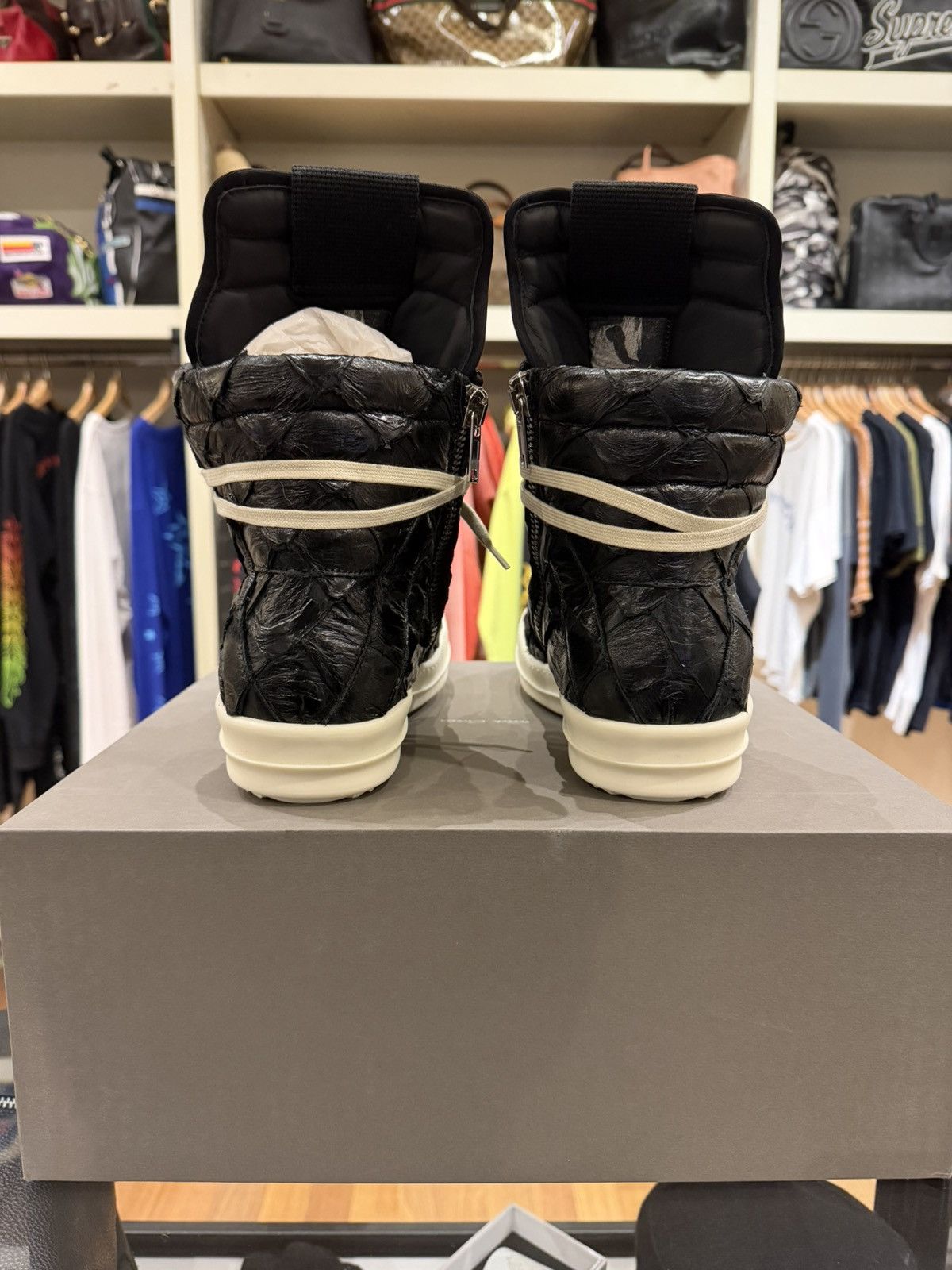 Rick Owens Rick Owens Geo Basket - Pirarucu Size US 11 / EU 44 - 4 Thumbnail